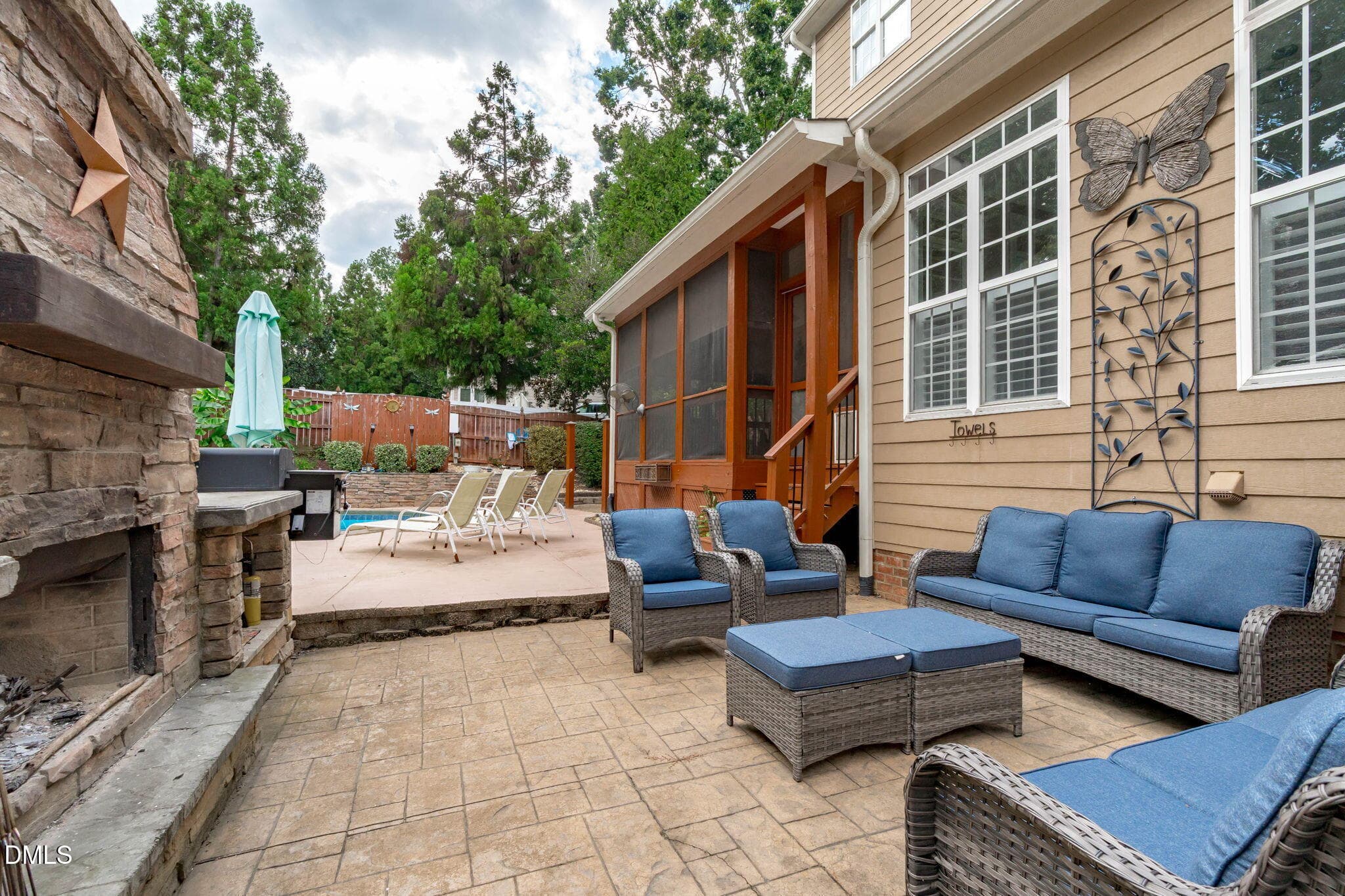 Patio - 2616 Dun Loring Drive, Wake Forest, NC 27587