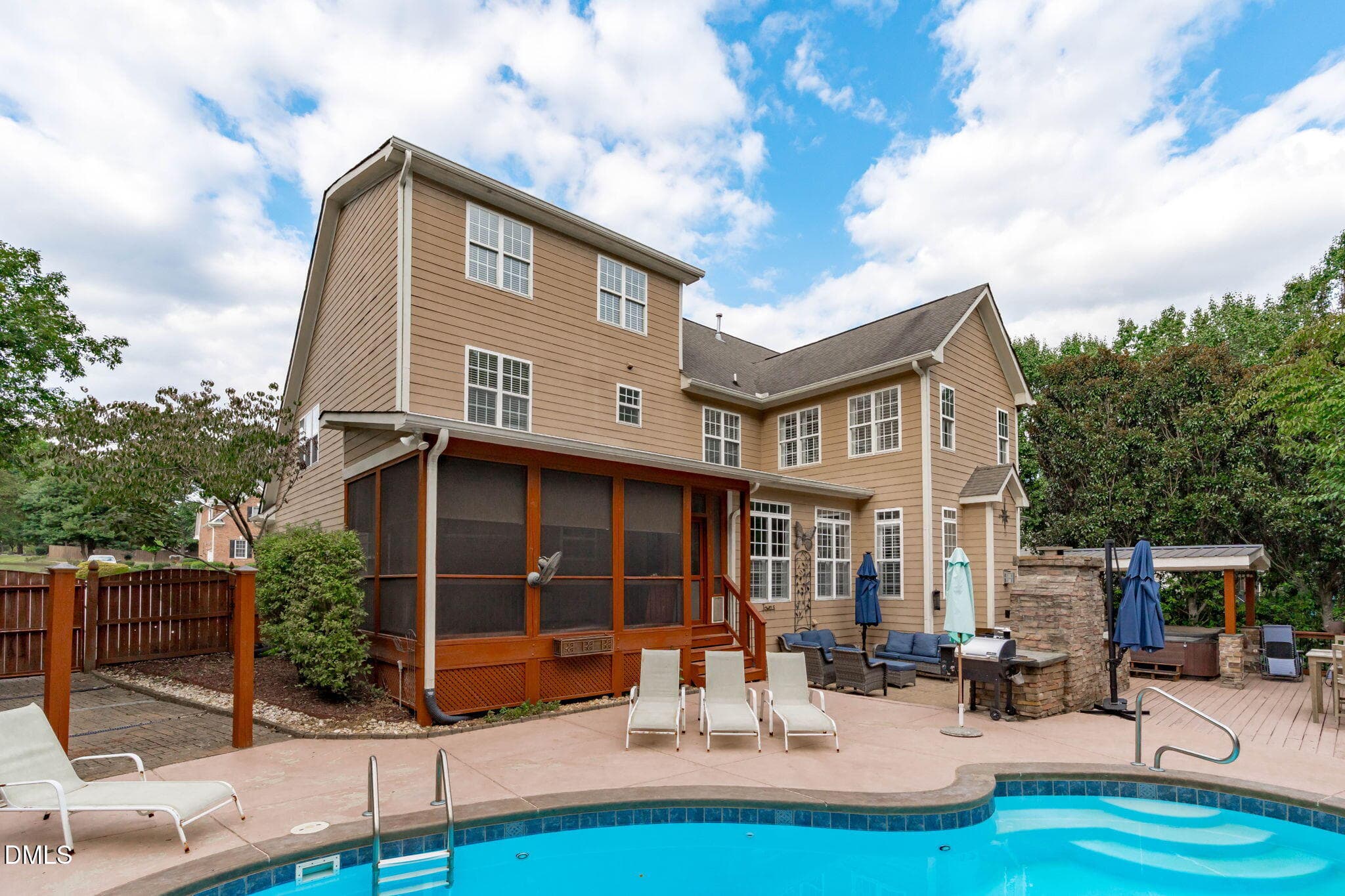 Backyard - 2616 Dun Loring Drive, Wake Forest, NC 27587