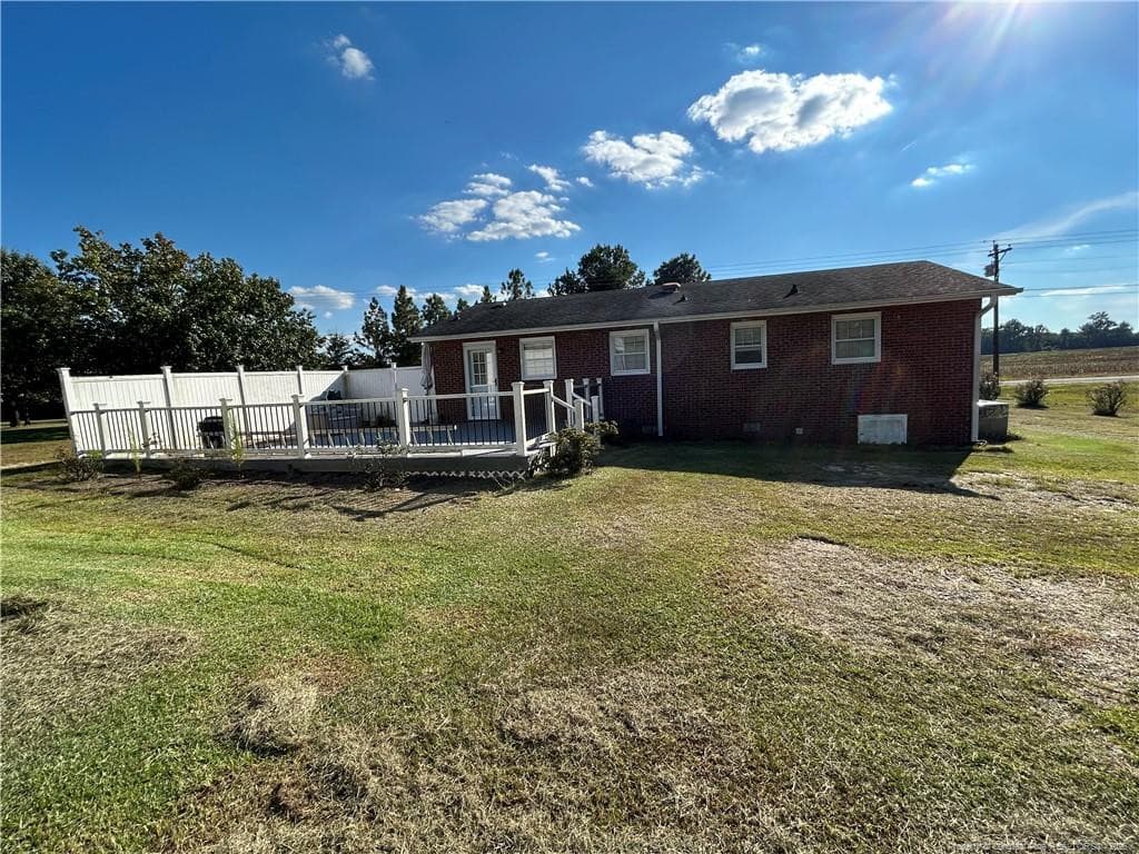 Rear of Property - 754 W Horne Road, Rowland, NC 28383