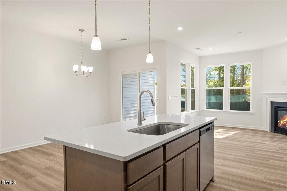 10-HHHunt Homes-Lot 19 Whitfield-Kitchen - 318 Short Ridge Way, Rolesville, NC 27571