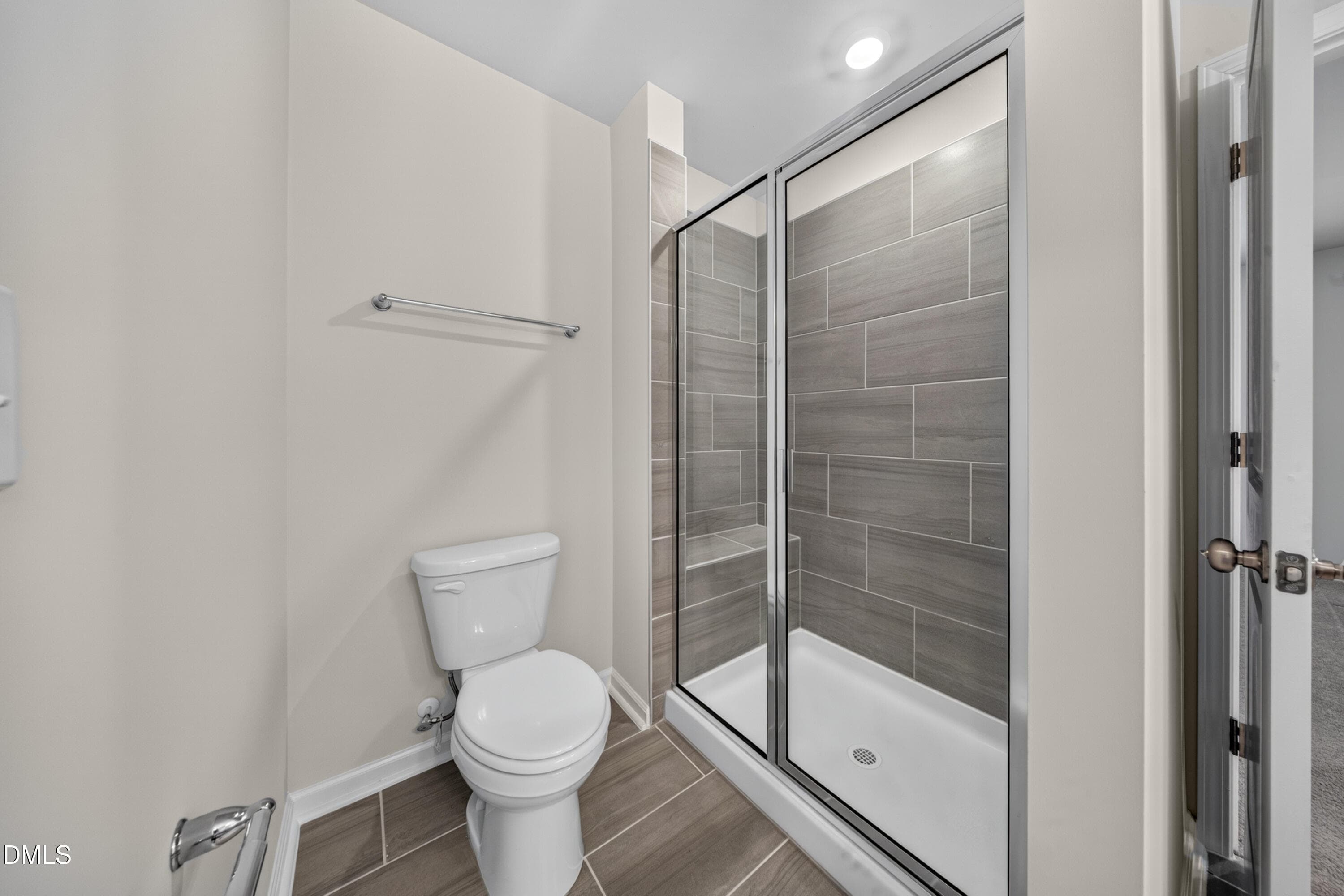 Primary Bath Tiled Shower - 1701 Chirping Trail, Wake Forest, NC 27587