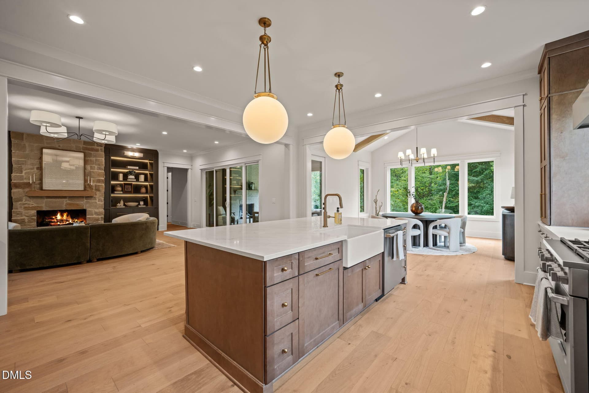 Kitchen looking into Family Room - 1725 Legacy Ridge Lane, Wake Forest, NC 27587