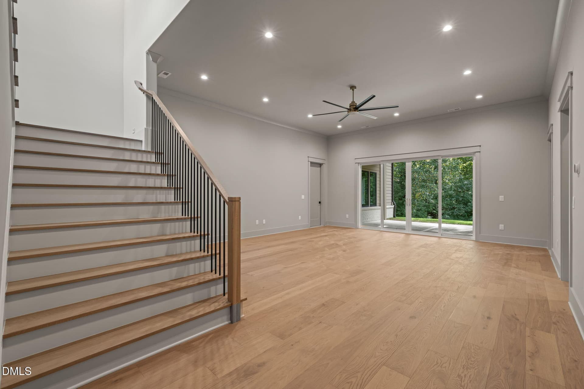 Stairs down to walk out basement - 1725 Legacy Ridge Lane, Wake Forest, NC 27587