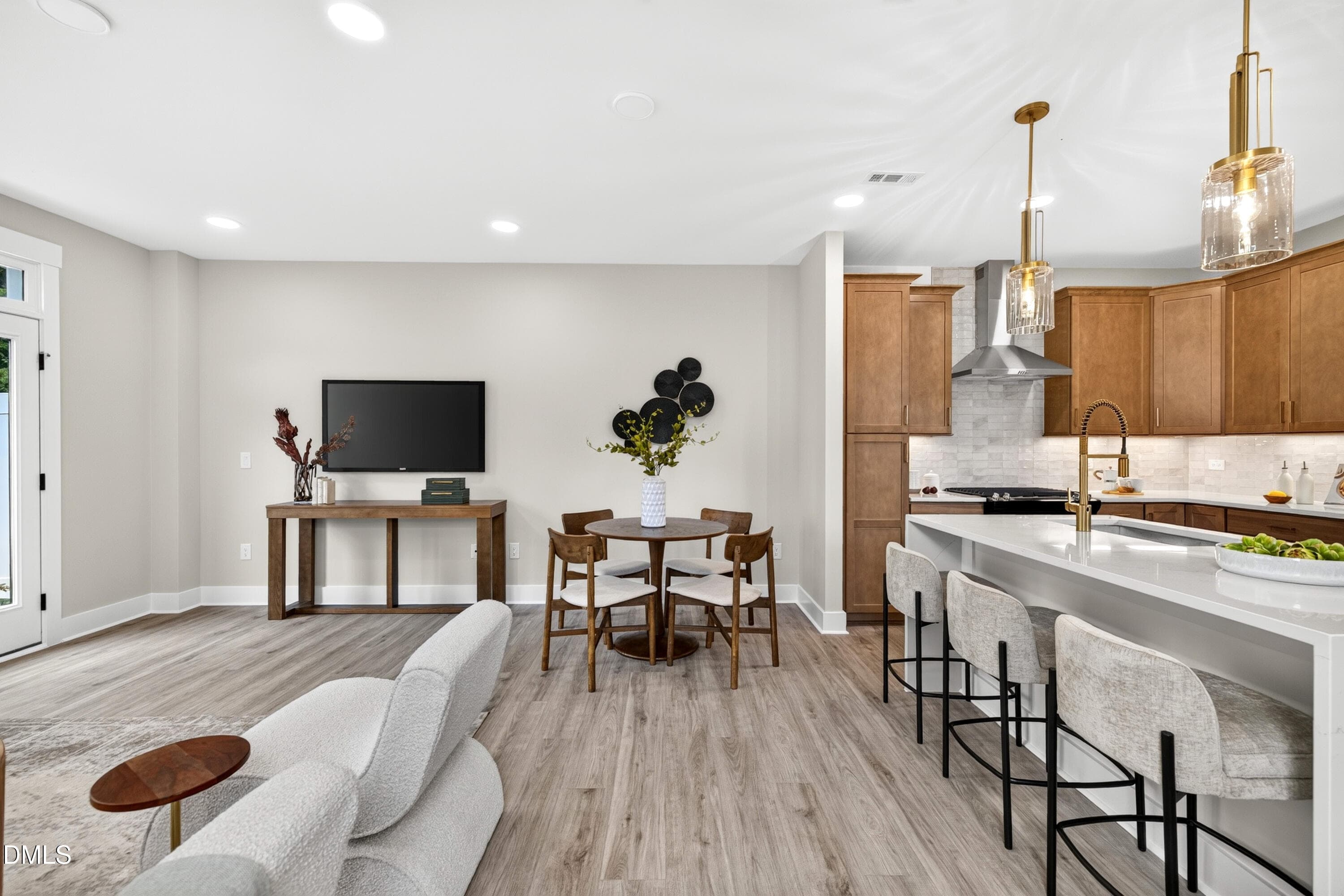 Kitchen & Dining Area (Model Home) - 631 Cable Court, Apex, NC 27523