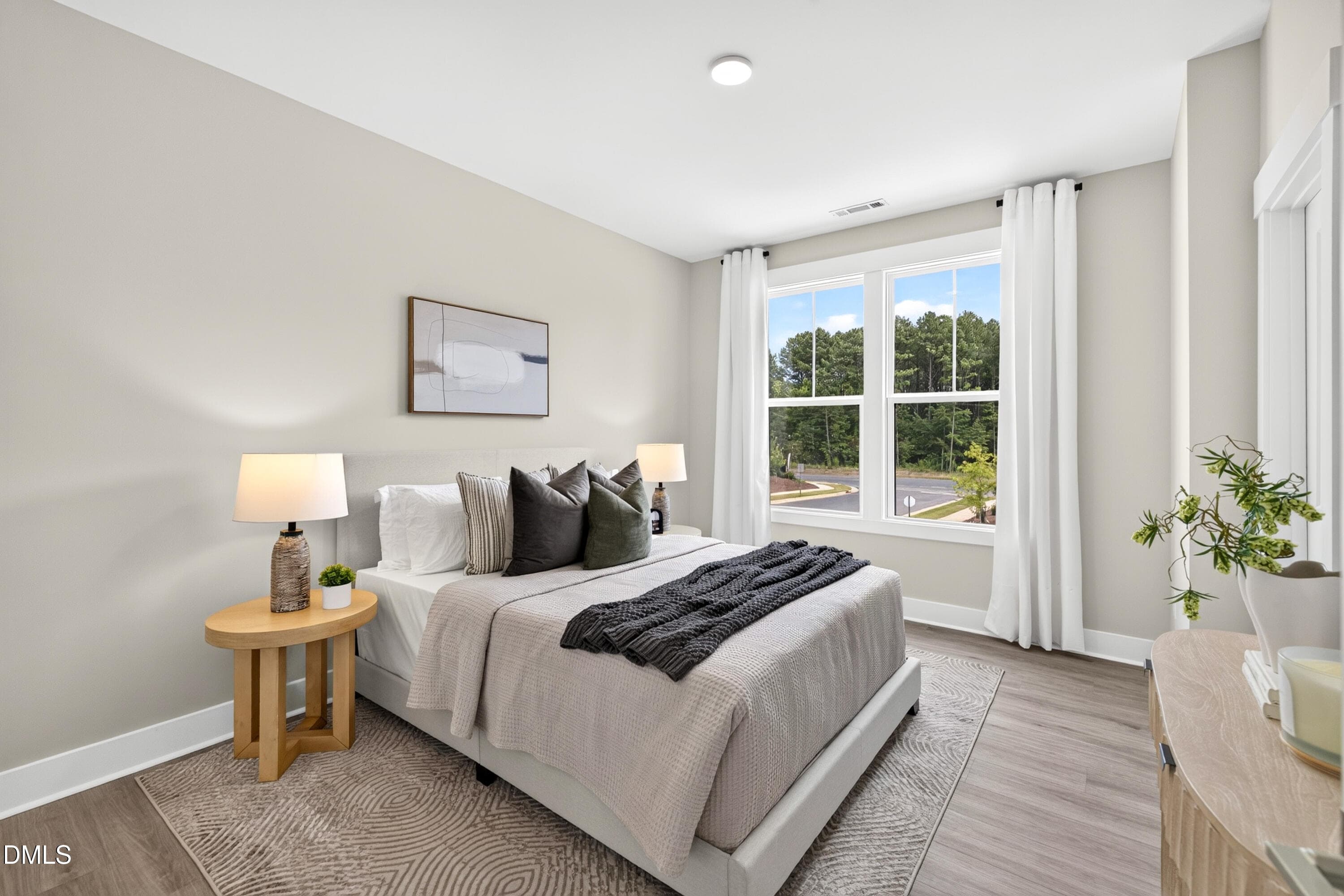 Secondary Bedroom (Model Home) - 631 Cable Court, Apex, NC 27523