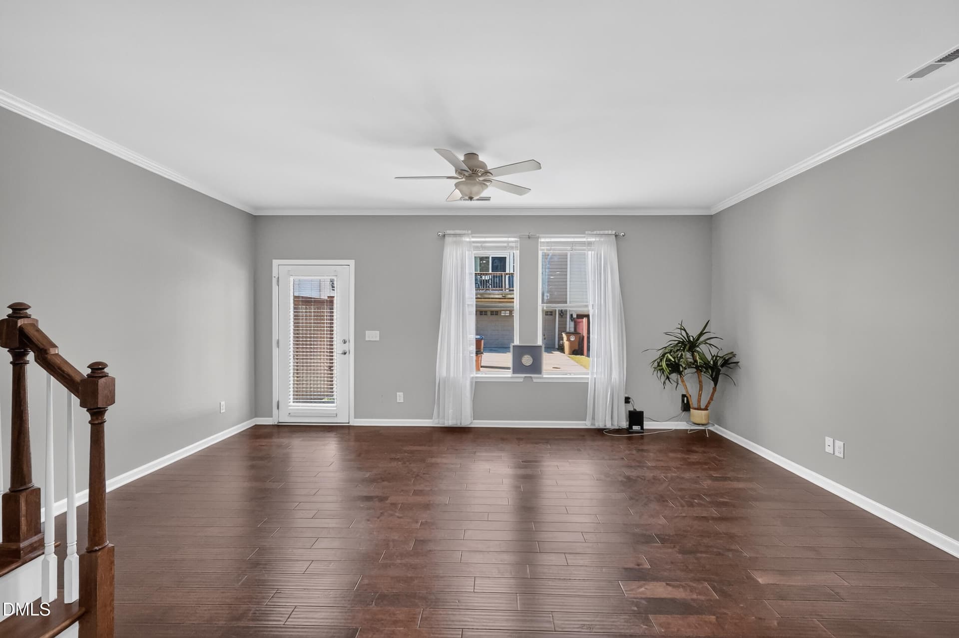 Back Patio Access off Living Space - 504 Oak Forest View Lane, Wake Forest, NC 27587