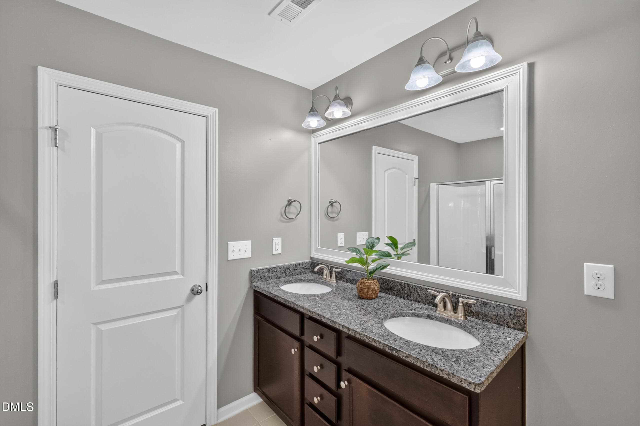 Double Sink Vanity - Primary Bath - 504 Oak Forest View Lane, Wake Forest, NC 27587, Wake Forest