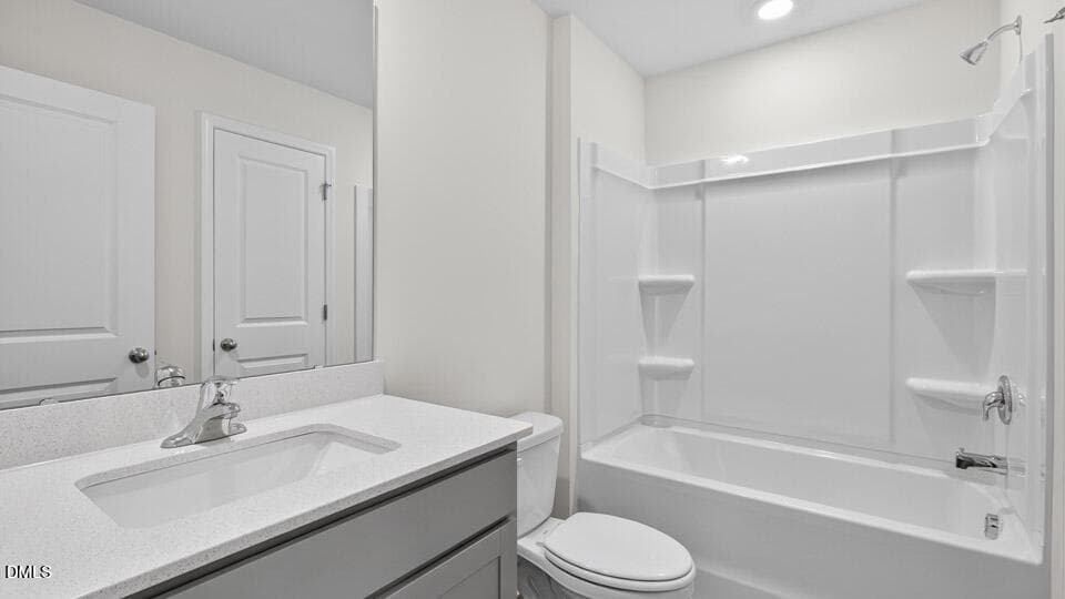 HALLWAY BATHROOM - 32 Bee Garden Court, Angier, NC 27501