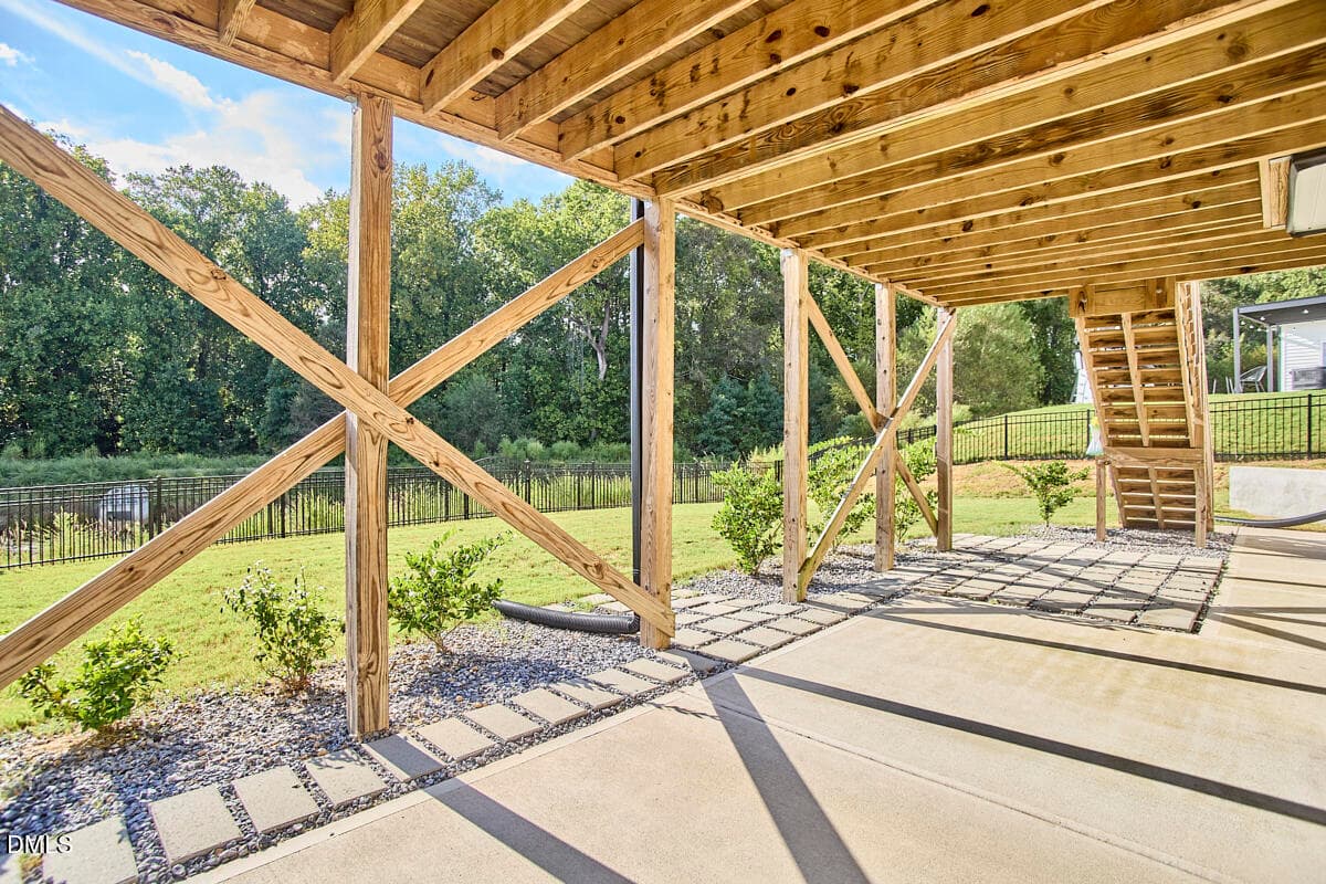Walkout Basement Patio - 513 Hampton Crest Court, Fuquay Varina, NC 27526, Fuquay Varina