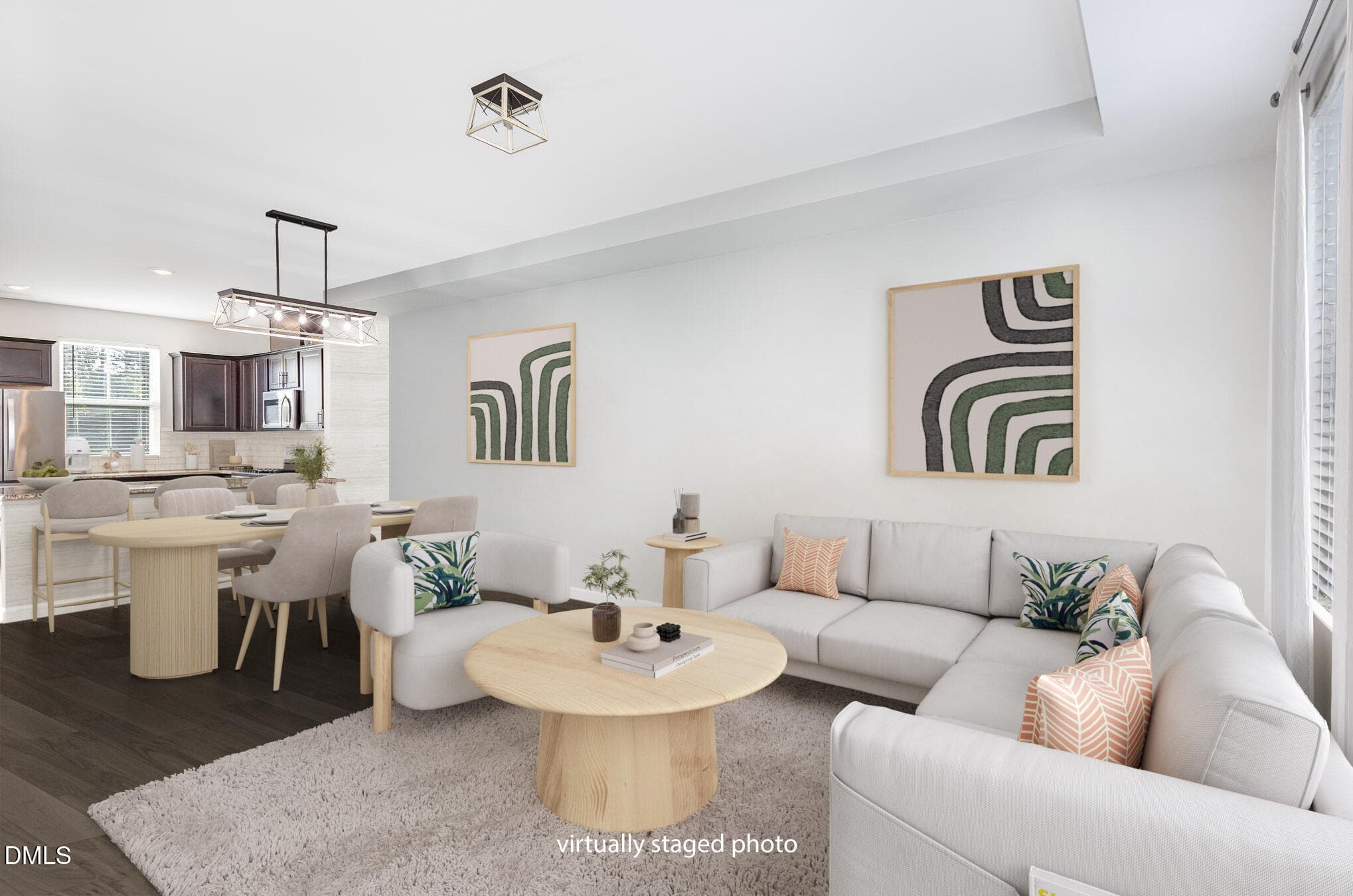 family room staged - 217 Jones Hill Road, Holly Springs, NC 27540, Holly Springs
