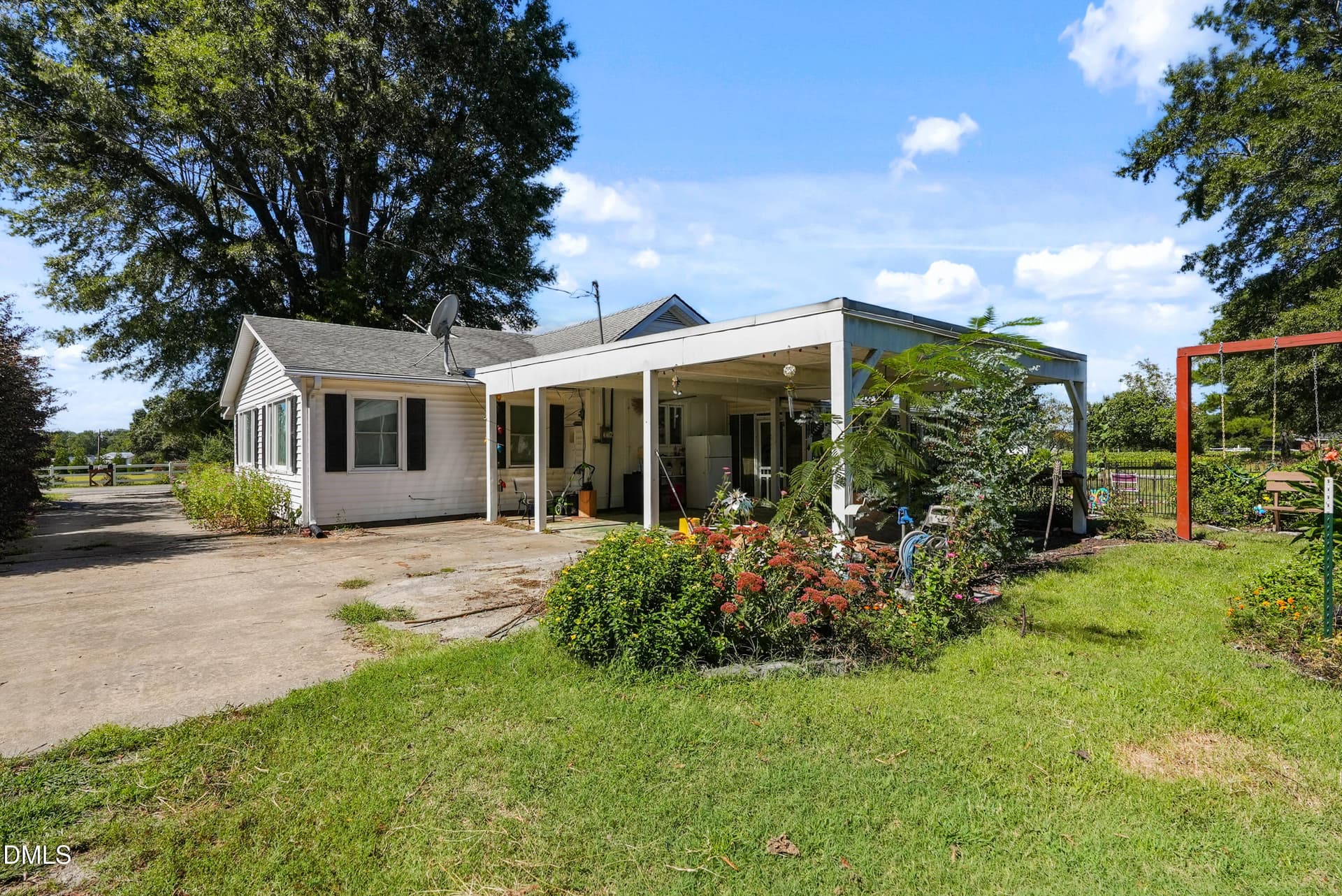 Side of House - 7406 Old Beulah Road, Kenly, NC 27542