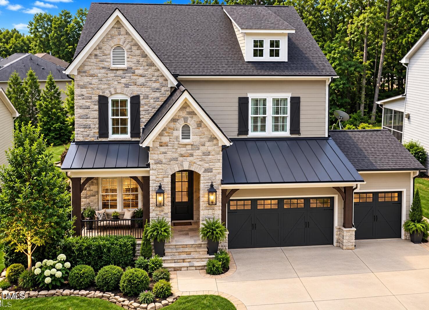 Virtually altered Exterior stonechase - 8607 Stonechase Drive, Raleigh, NC 27613