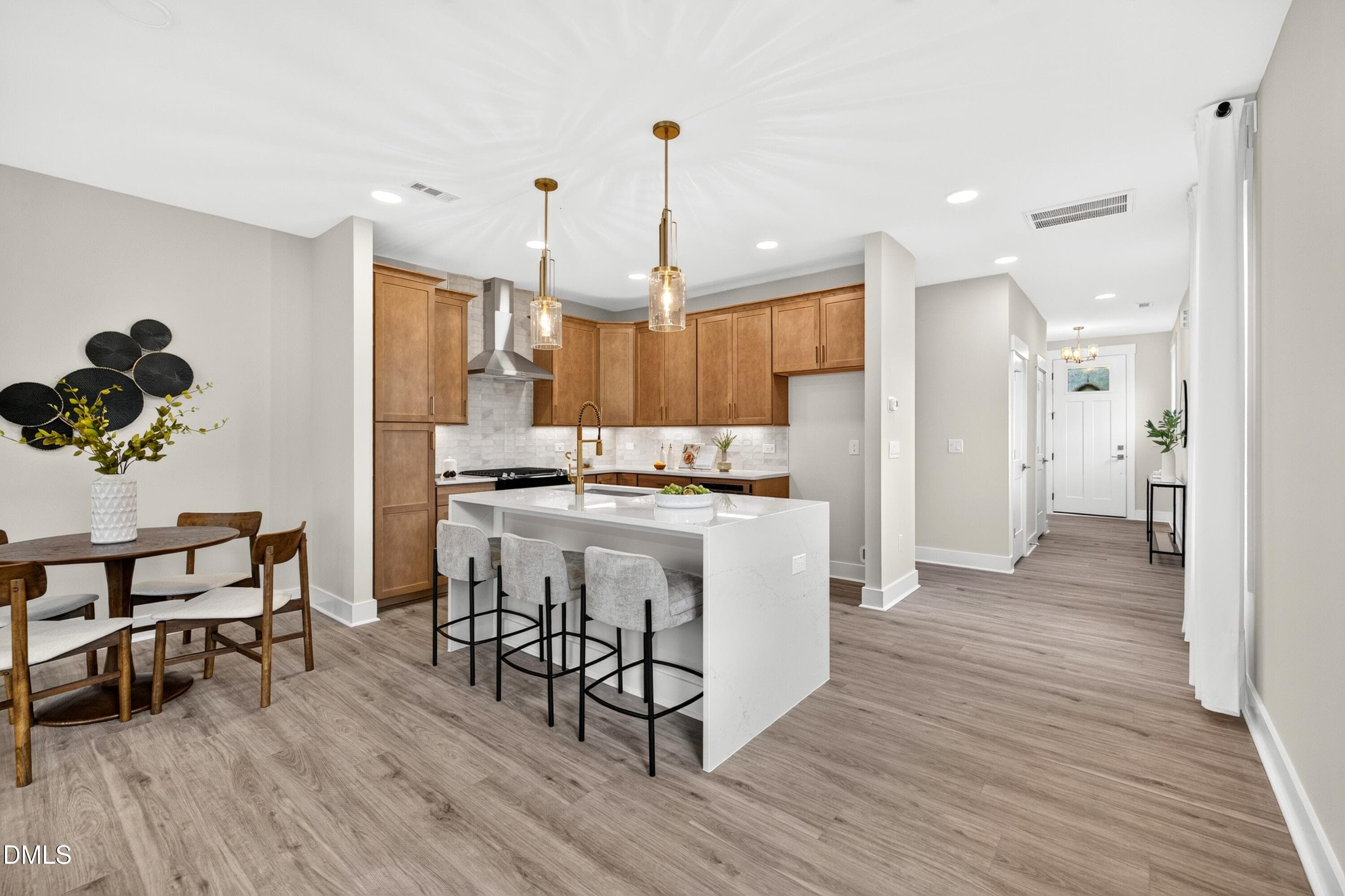 Kitchen, Dining, & Foyer (Model Home) - 630 Cable Court, Apex, NC 27523