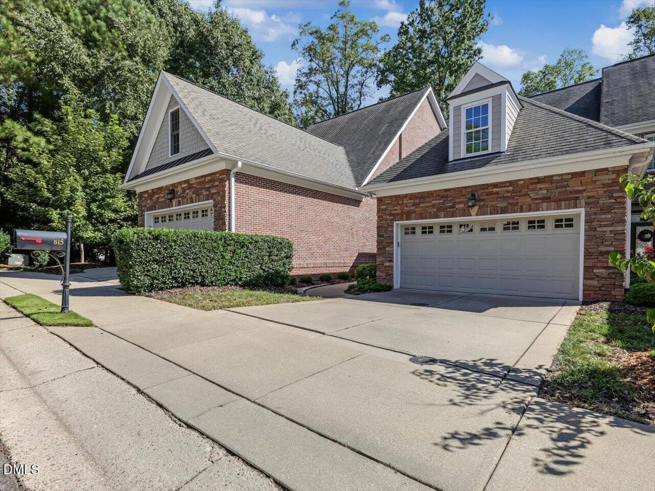 02-Front Exterior - 815 Running Brook Trail, Raleigh, NC 27609