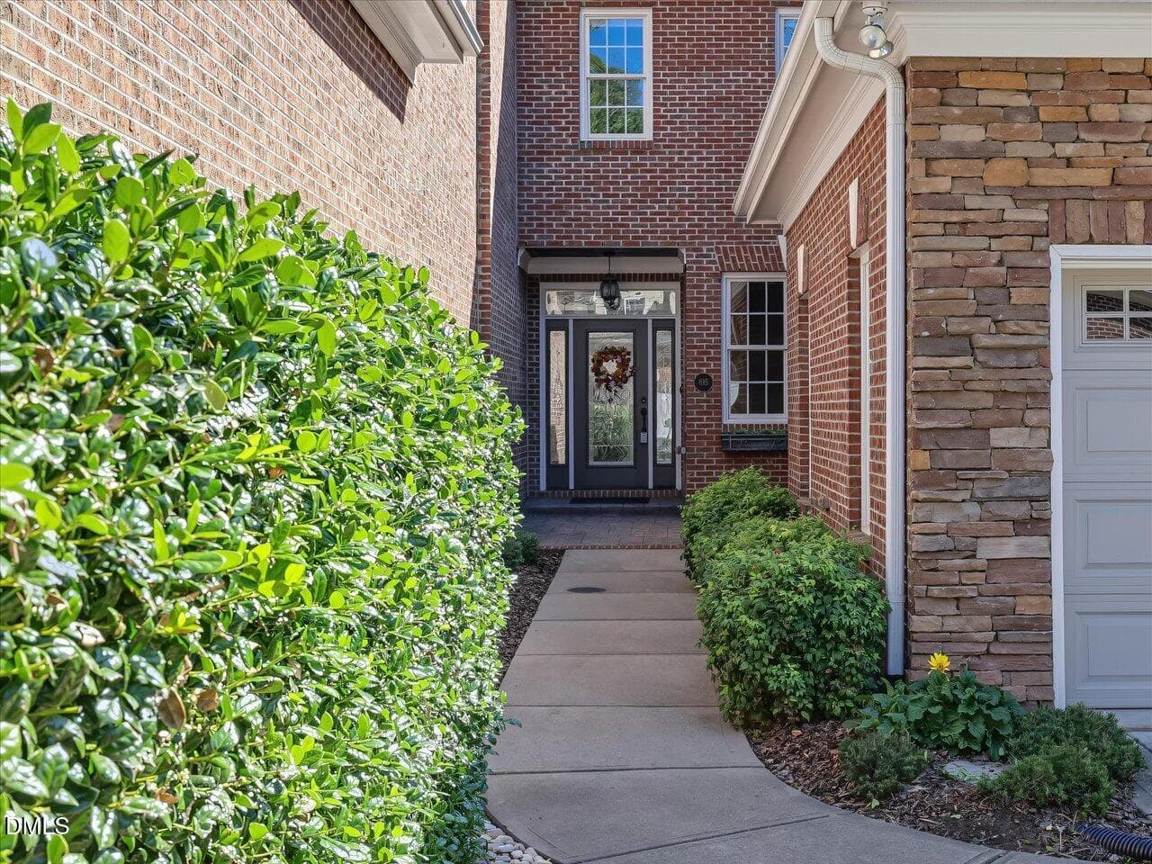 04-Front Walkway - 815 Running Brook Trail, Raleigh, NC 27609