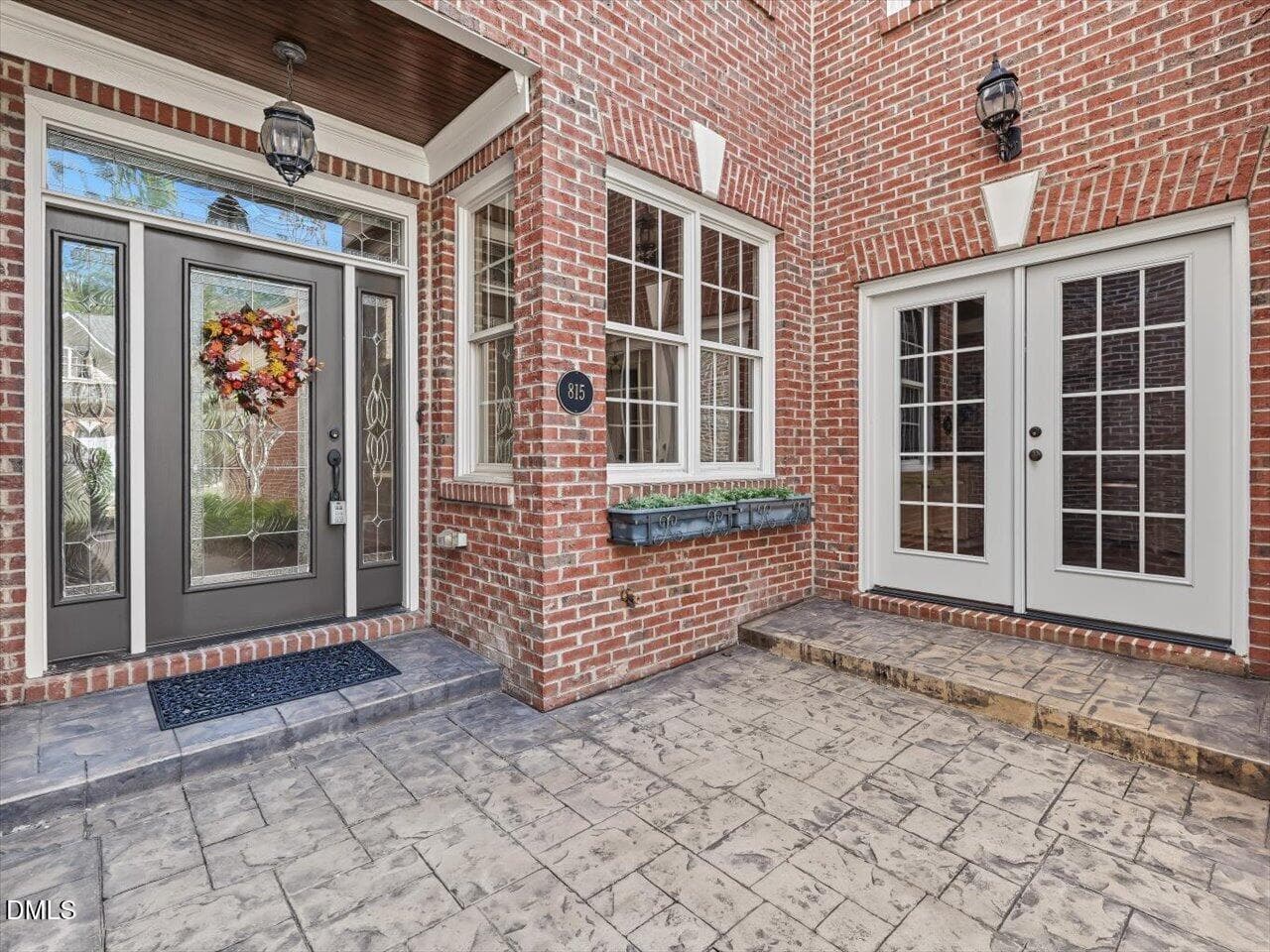 07-Front Courtyard - 815 Running Brook Trail, Raleigh, NC 27609