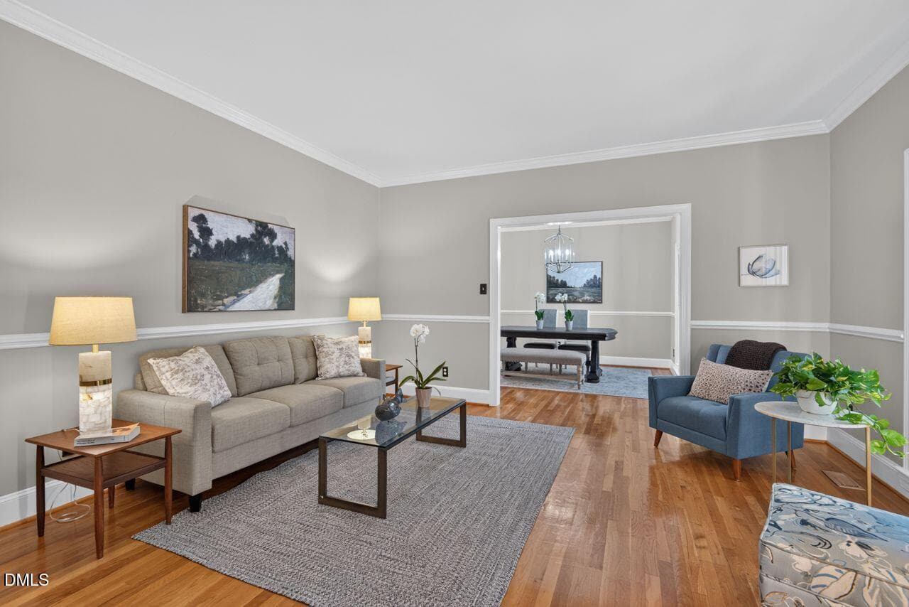 Living Room - 3735 Stoneybrook Drive, Durham, NC 27705
