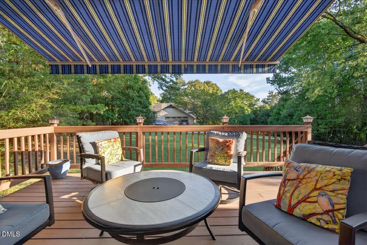 Primary BR View off Deck - 3735 Stoneybrook Drive, Durham, NC 27705