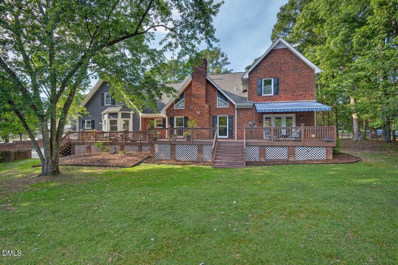 View from Rear - 3735 Stoneybrook Drive, Durham, NC 27705