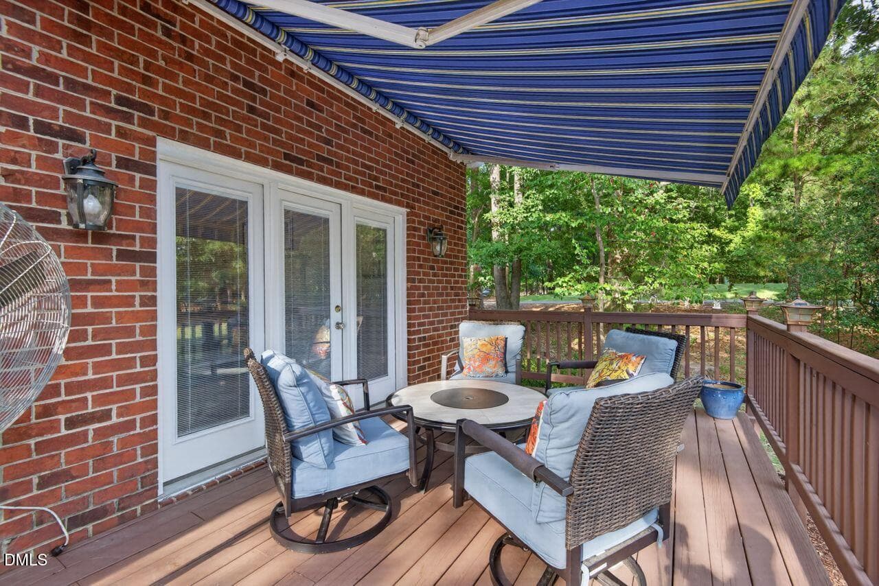 Back Deck Access to Primary BR - 3735 Stoneybrook Drive, Durham, NC 27705