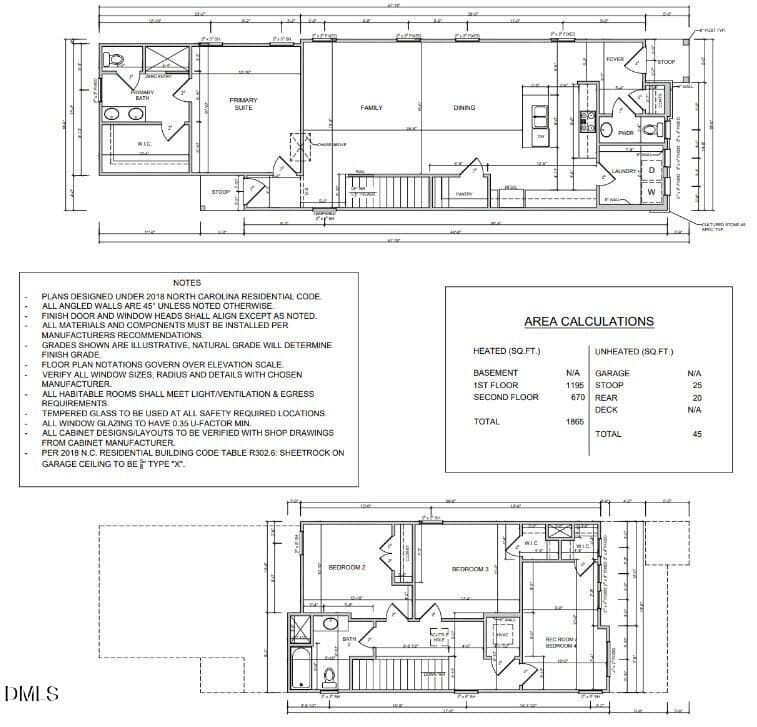 Plans - 53 Wandering Way, Pittsboro, NC 27312, Pittsboro