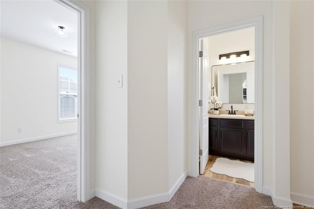 Downstairs full bath - 145 Fountain Grove Drive, Raeford, NC 28376