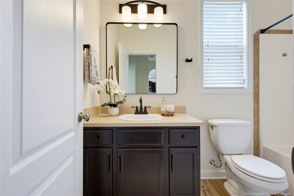 Downstairs full bath - 145 Fountain Grove Drive, Raeford, NC 28376