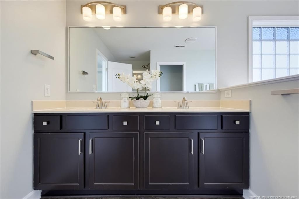 Primary bath - 145 Fountain Grove Drive, Raeford, NC 28376