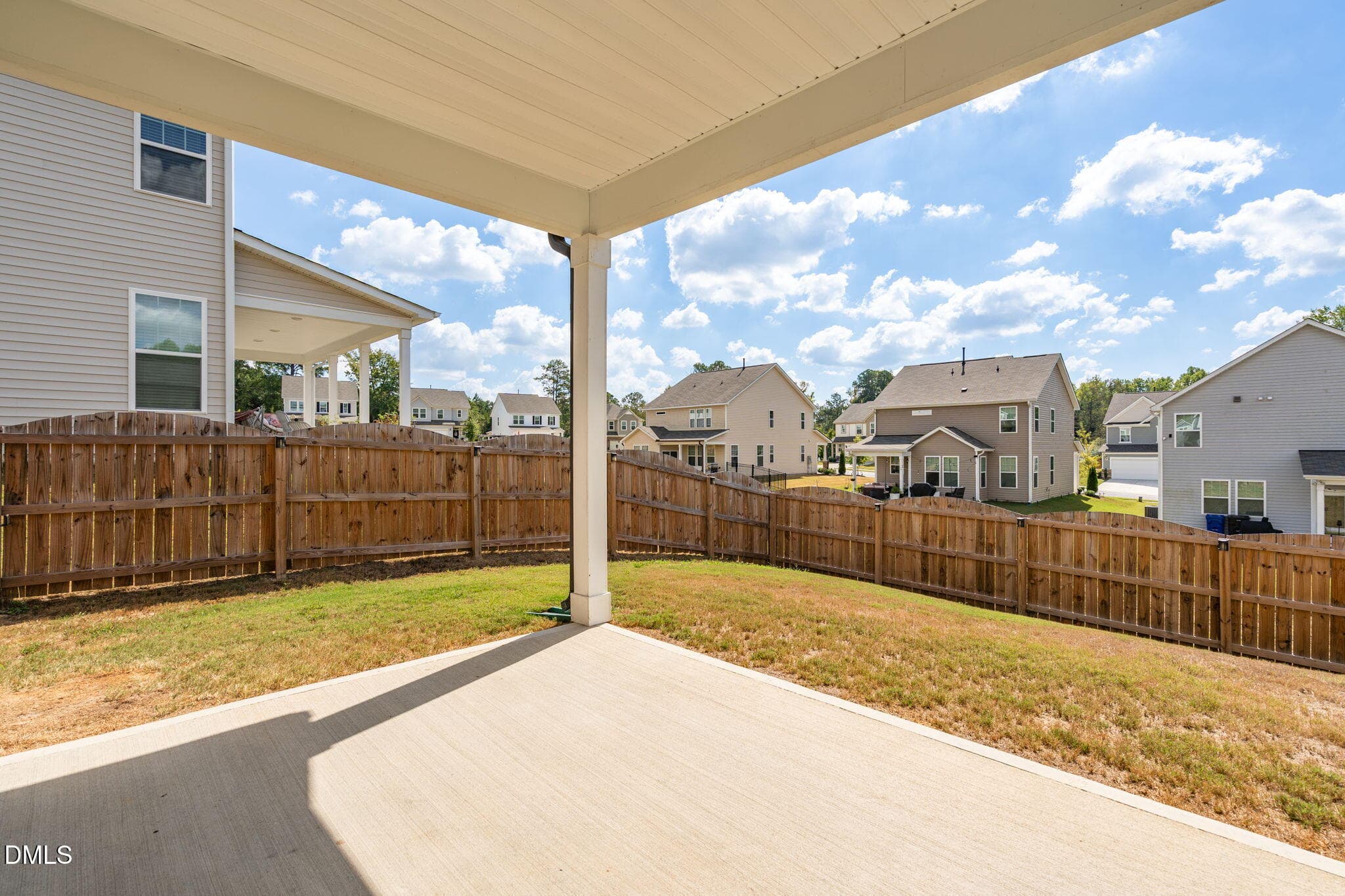 Back Patio - 38 Flowing River Road, Angier, NC 27501