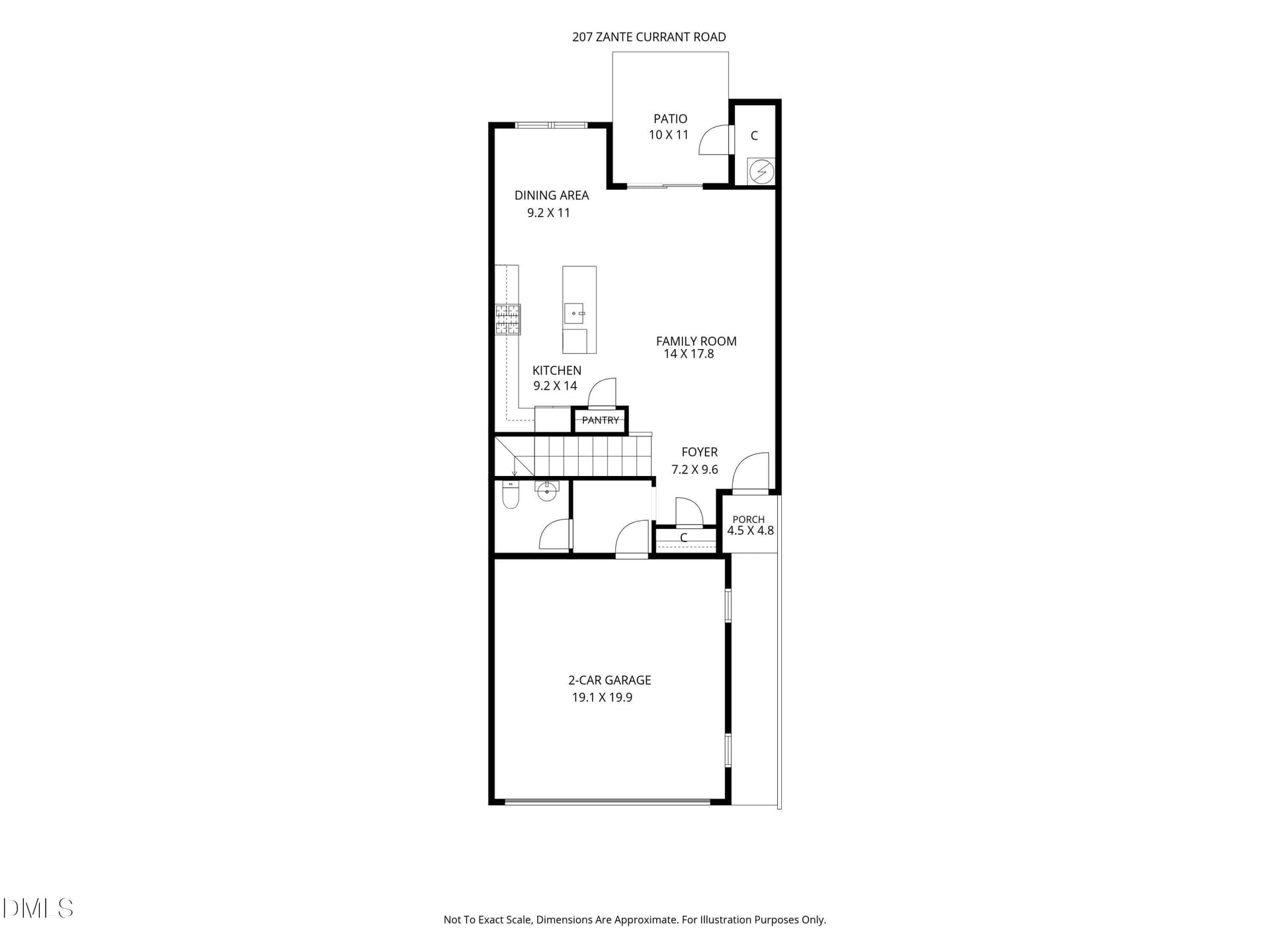 207 Zante Currant_Floorplans - 207 Zante Currant Road, Durham, NC 27703