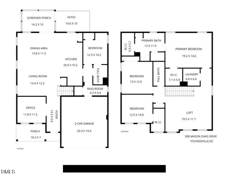 308 Mason Oaks Drive Layout copy - 308 Mason Oaks Drive, Wake Forest, NC 27587