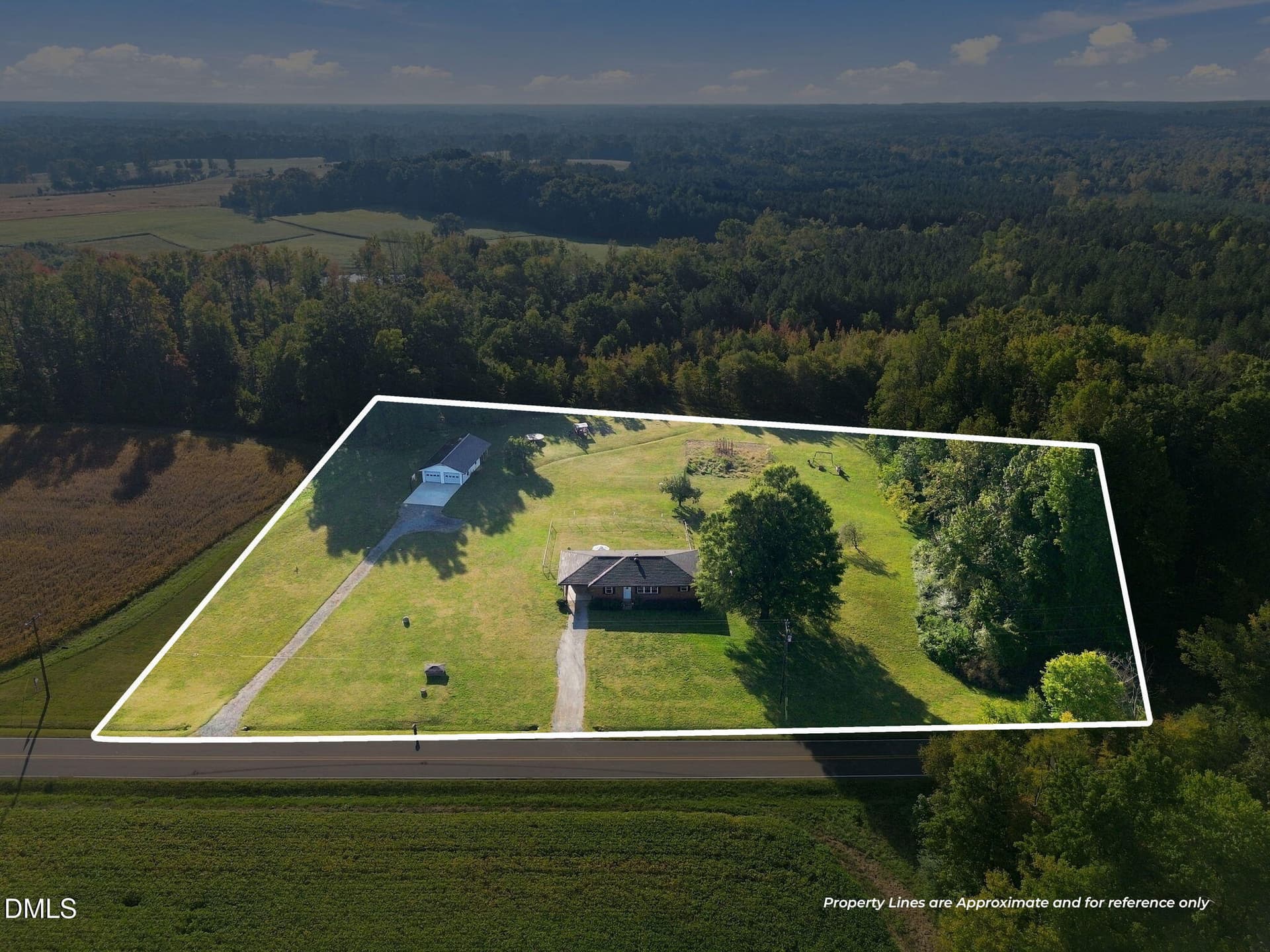 4-web-or-mls-DJI_0099 - lotlines - 1491 Union Ridge Road, Burlington, NC 27217