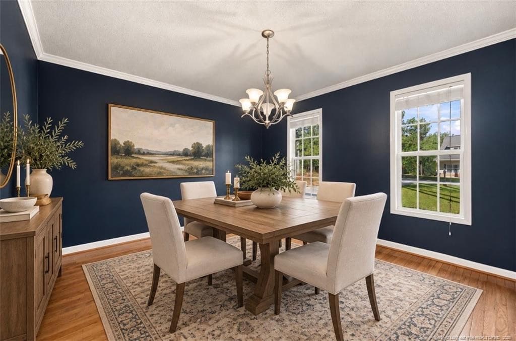 Virtually Staged Formal Dining - 120 Green Links Drive, Cameron, NC 28326, Cameron
