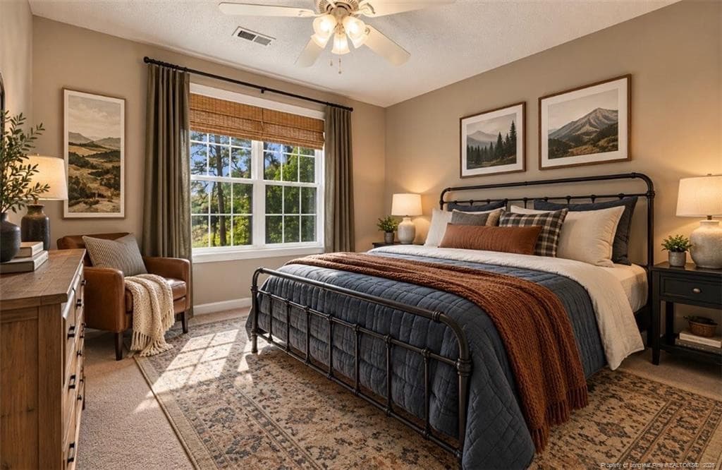 Virtually Staged Bedroom #4 - 120 Green Links Drive, Cameron, NC 28326, Cameron