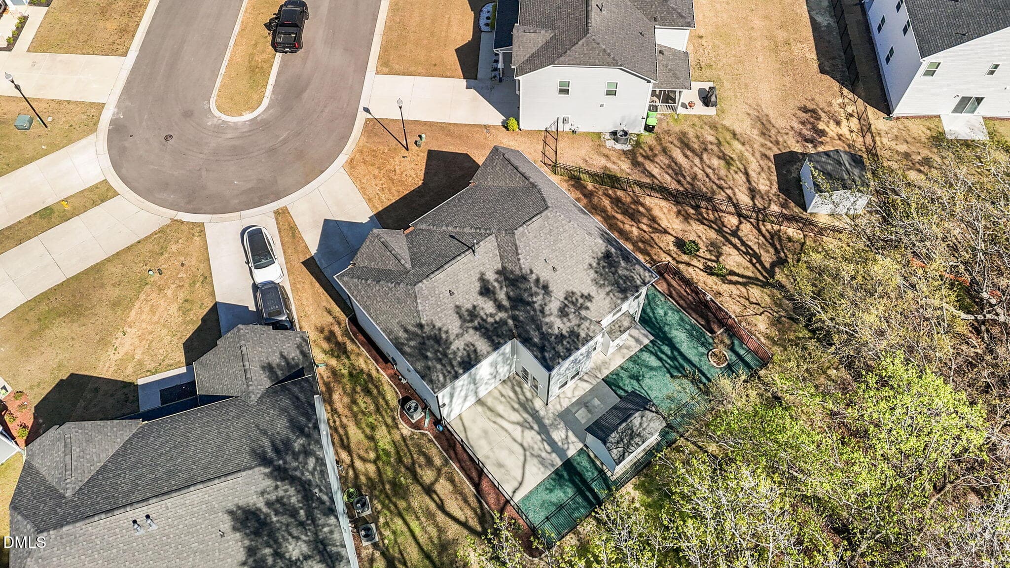 Aerial View - 504 Henham Way, Zebulon, NC 27597, Zebulon
