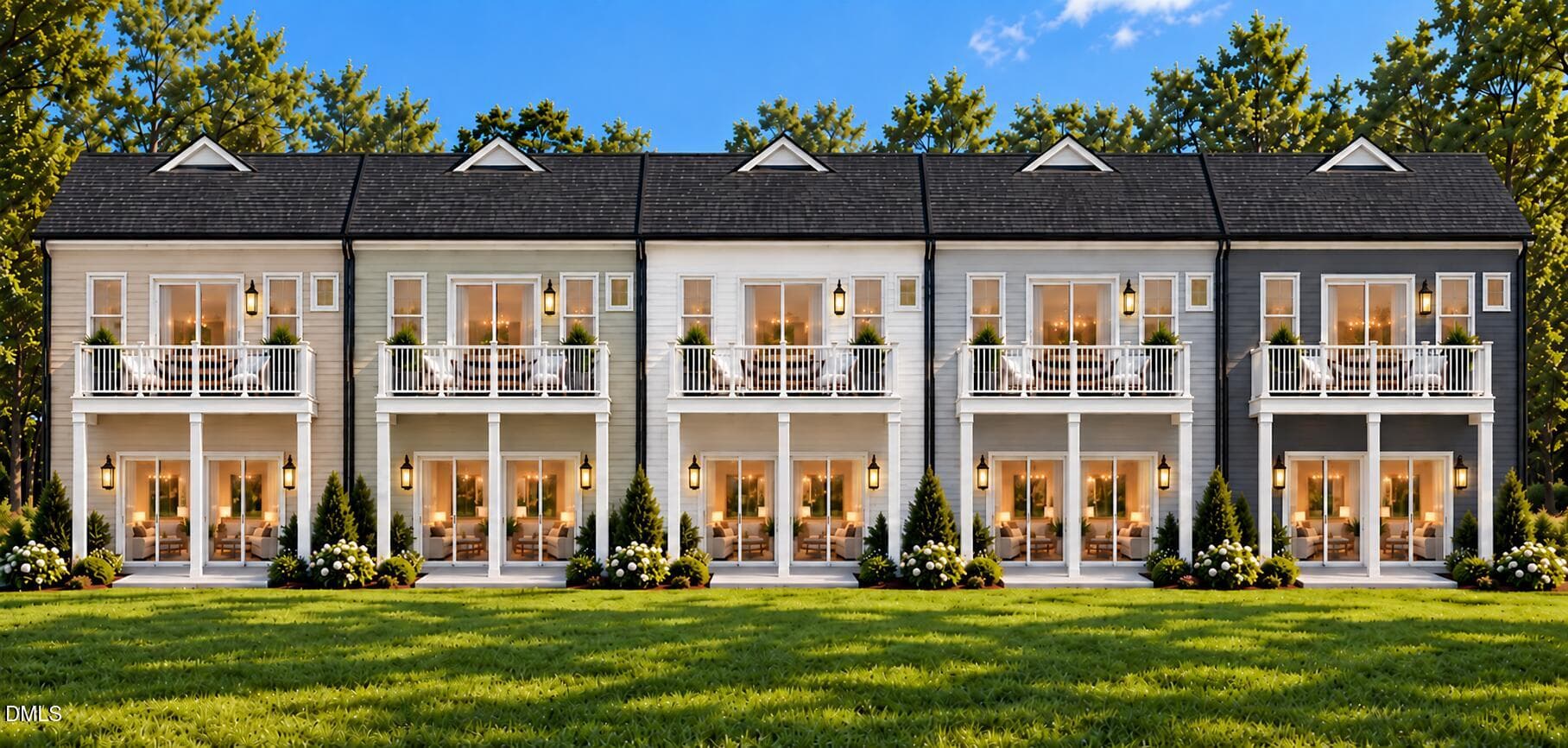 The Eaton 5-Plex Rear Elevation - 104 Rowboat Way, Littleton, NC 27850