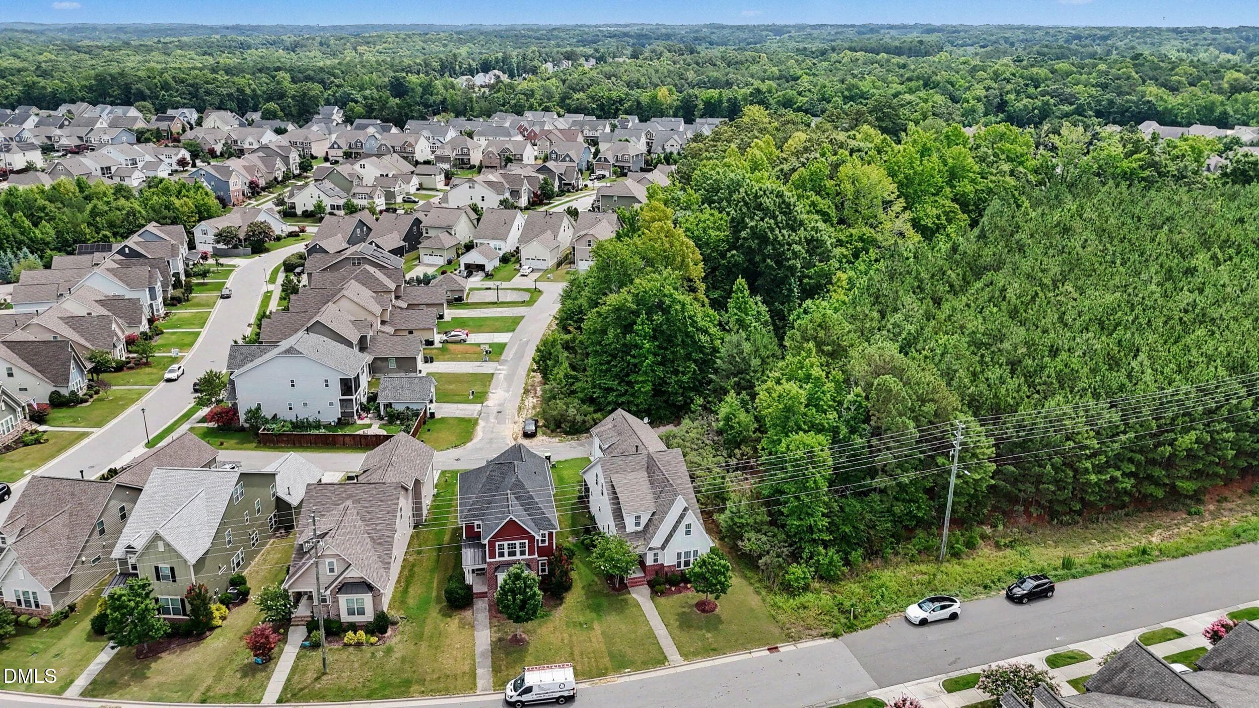 Aerial View - 2323 Mount Zion Church Road, Apex, NC 27502