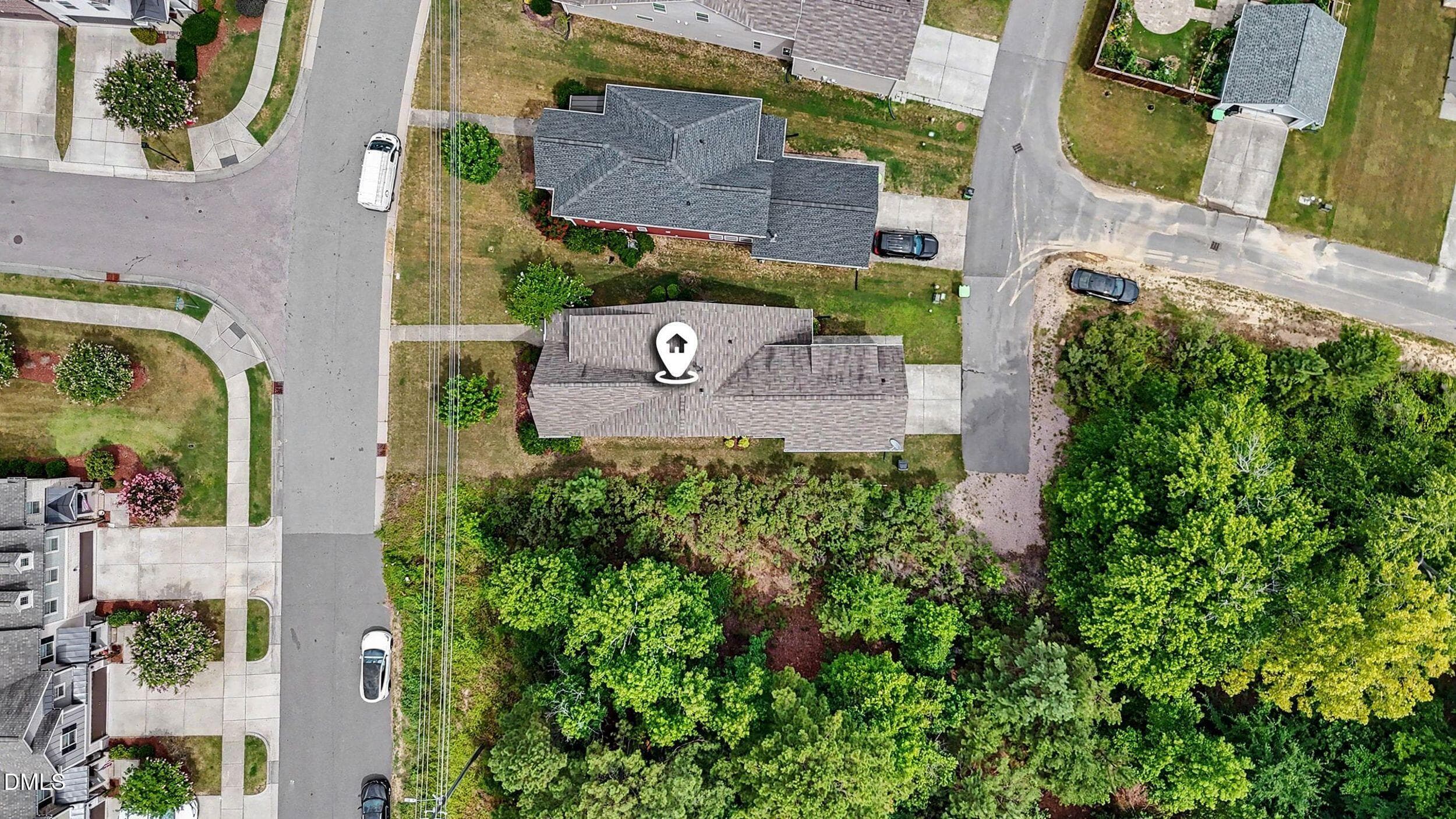 Aerial View - 2323 Mount Zion Church Road, Apex, NC 27502