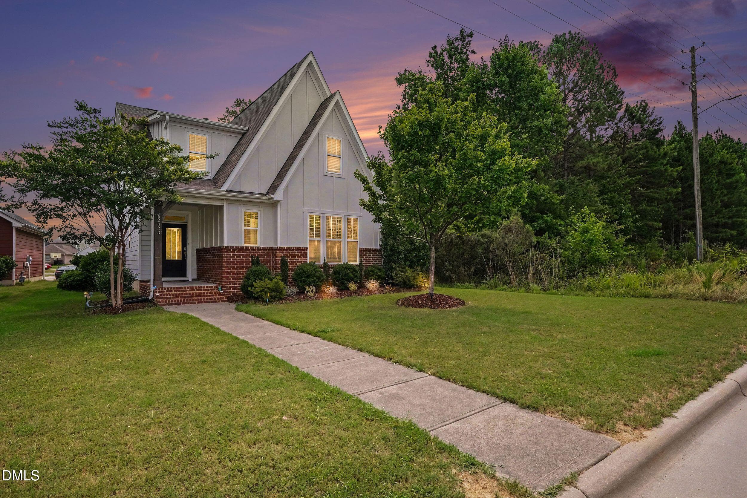 Twilight Exterior - 2323 Mount Zion Church Road, Apex, NC 27502