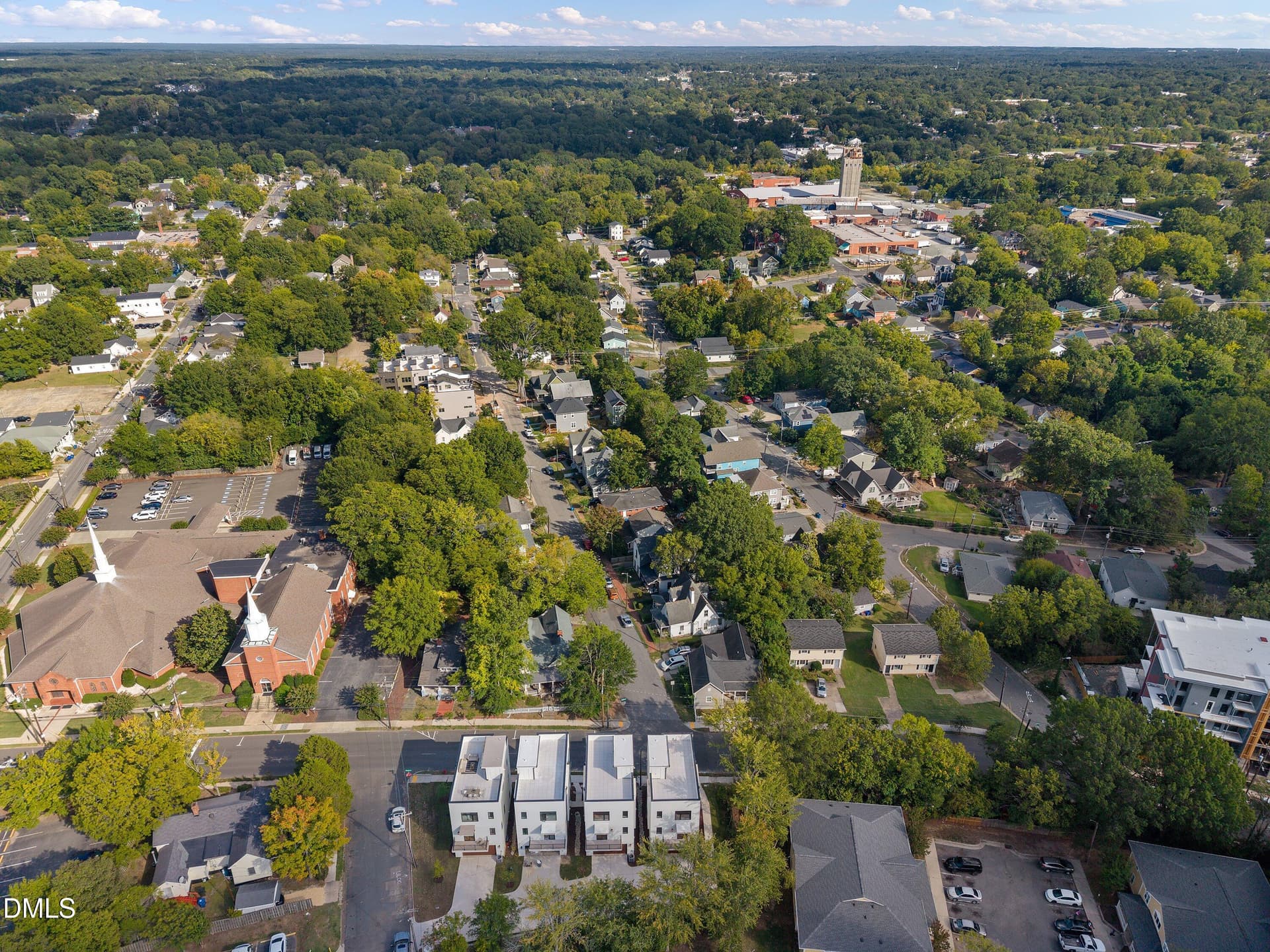 AERIAL VIEW - 805 N Roxboro Street, Durham, NC 27701