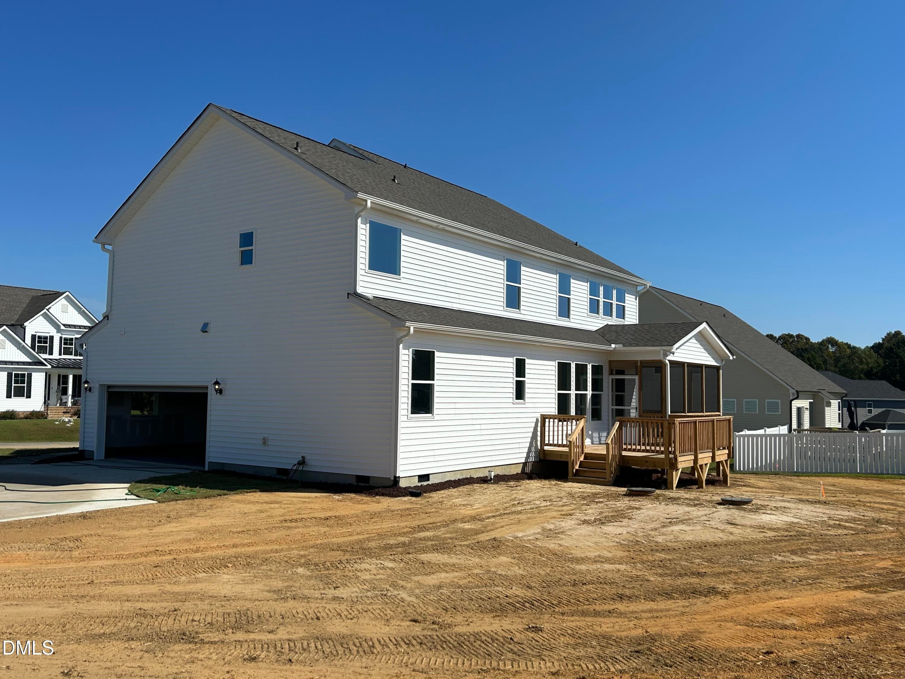 BF #16 Back & Side - 176 Sage Lane, Four Oaks, NC 27524