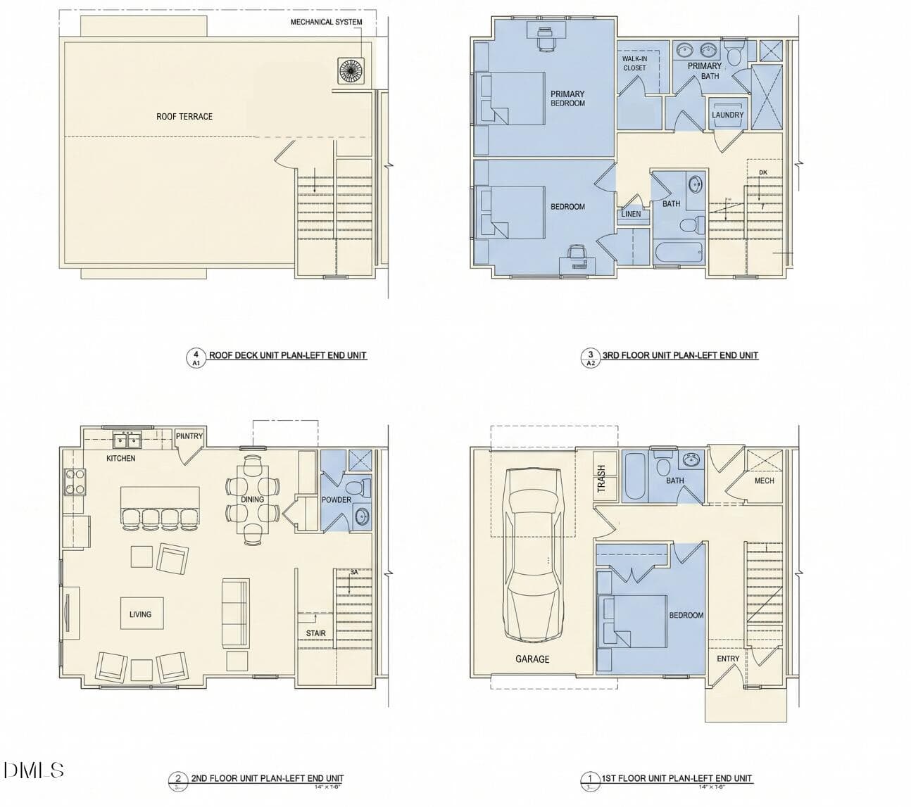 Flats - Architecture Diagrams - 803 Martin Luther King Junior Boulevard, Raleigh, NC 27601