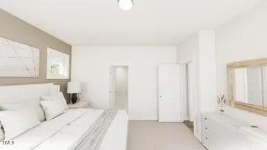 Primary Bedroom Rendering representation - 2012 Pollinator Place, Mebane, NC 27302