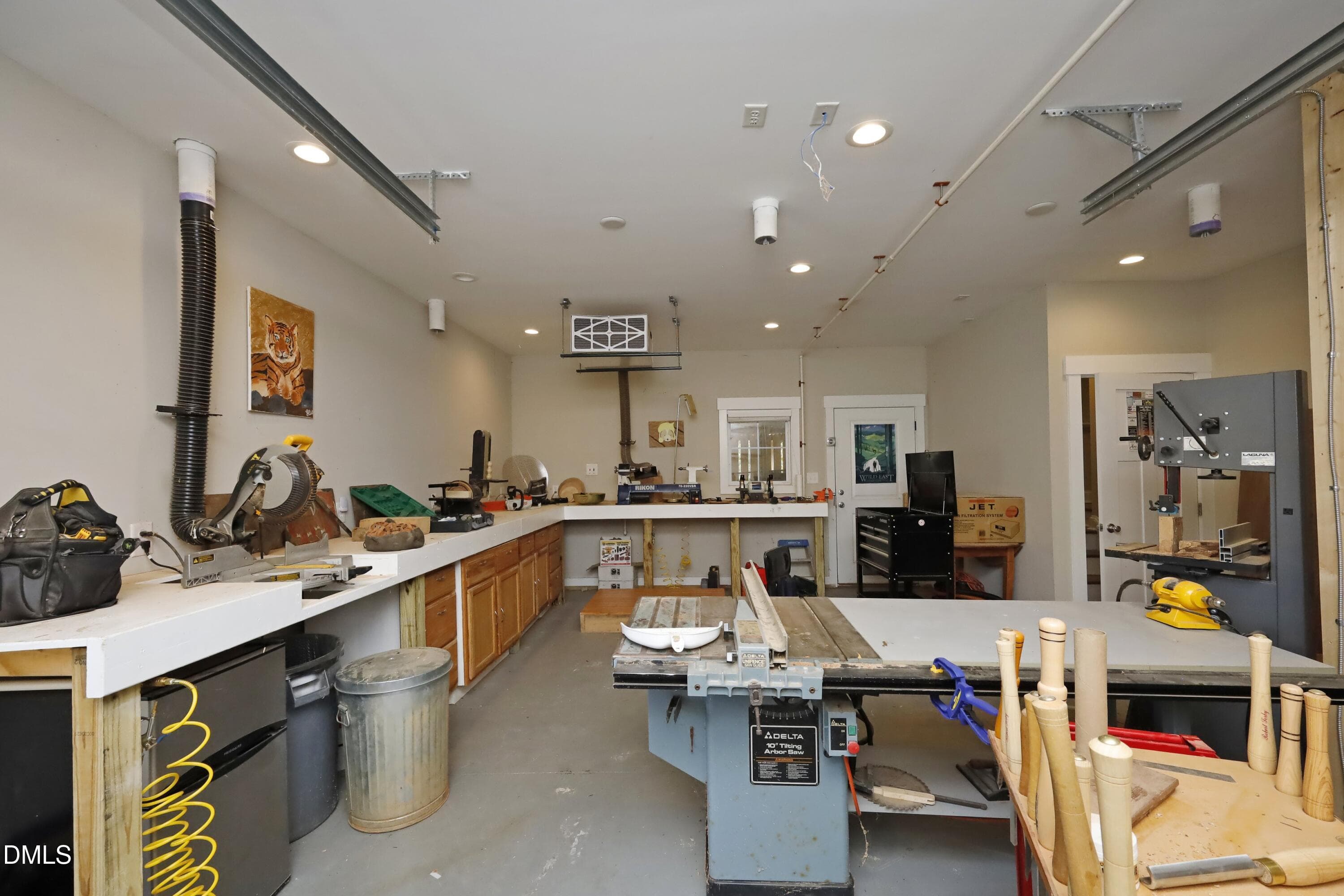 Woodworking Area in Barn - 196 Paces Mill Trail, Pittsboro, NC 27312
