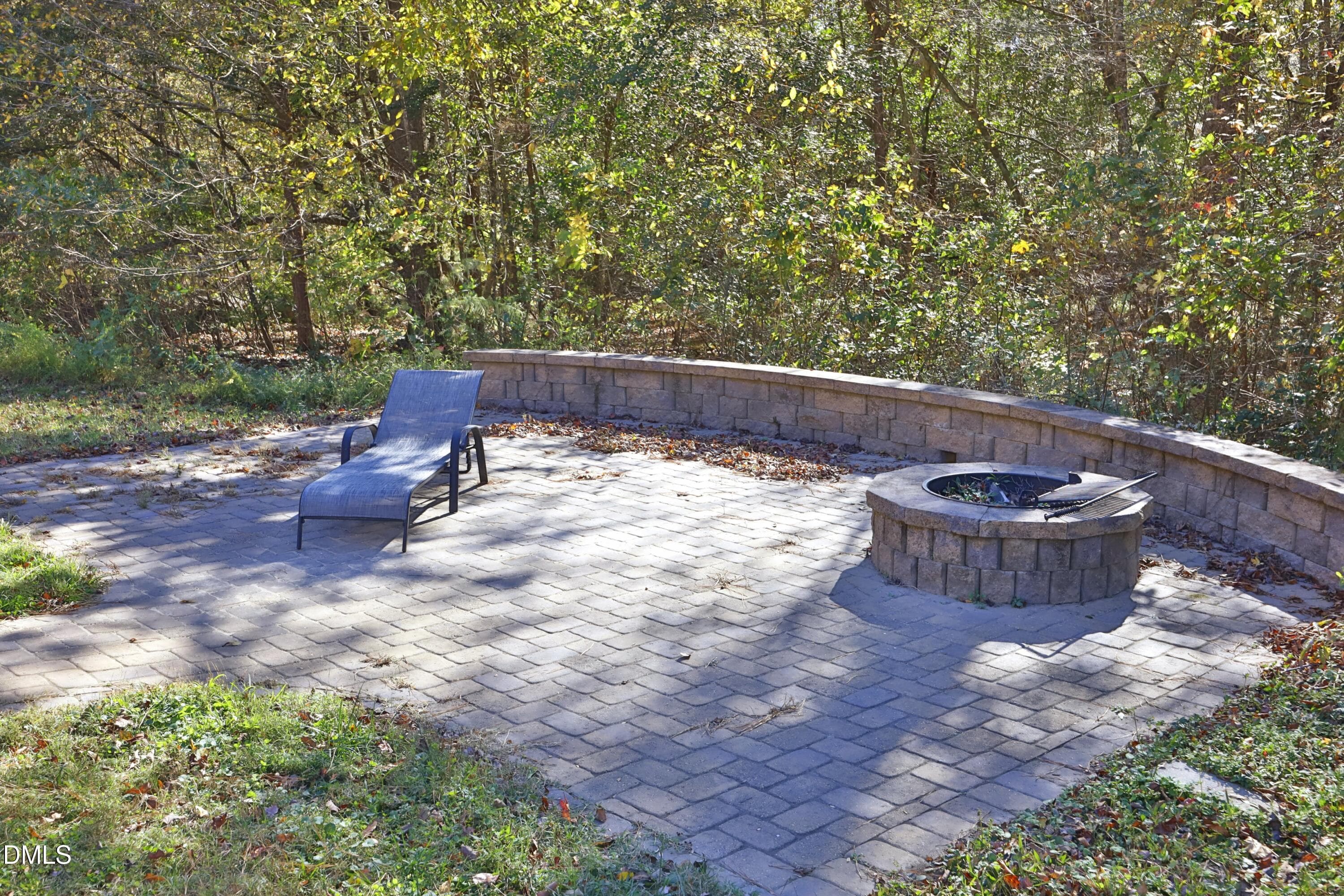 Patio off of Yurt - 196 Paces Mill Trail, Pittsboro, NC 27312