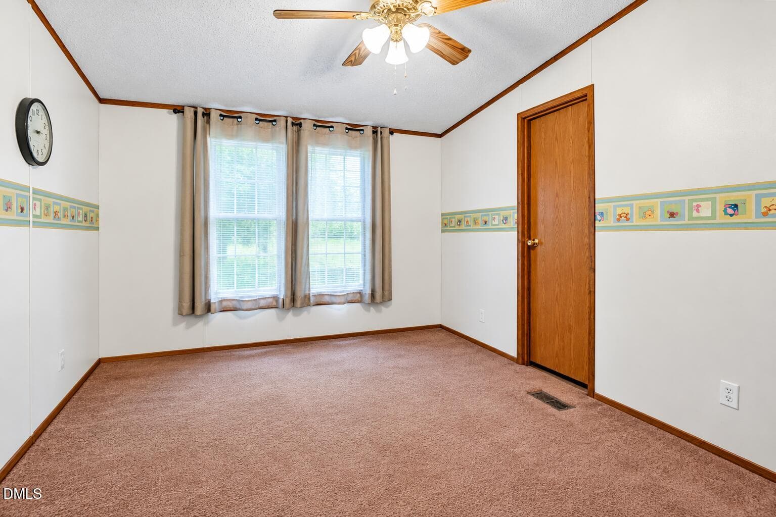 Empty Nursery Bedroom with Vintage Charm - 383 Joe Denton Road, Louisburg, NC 27549, Louisburg