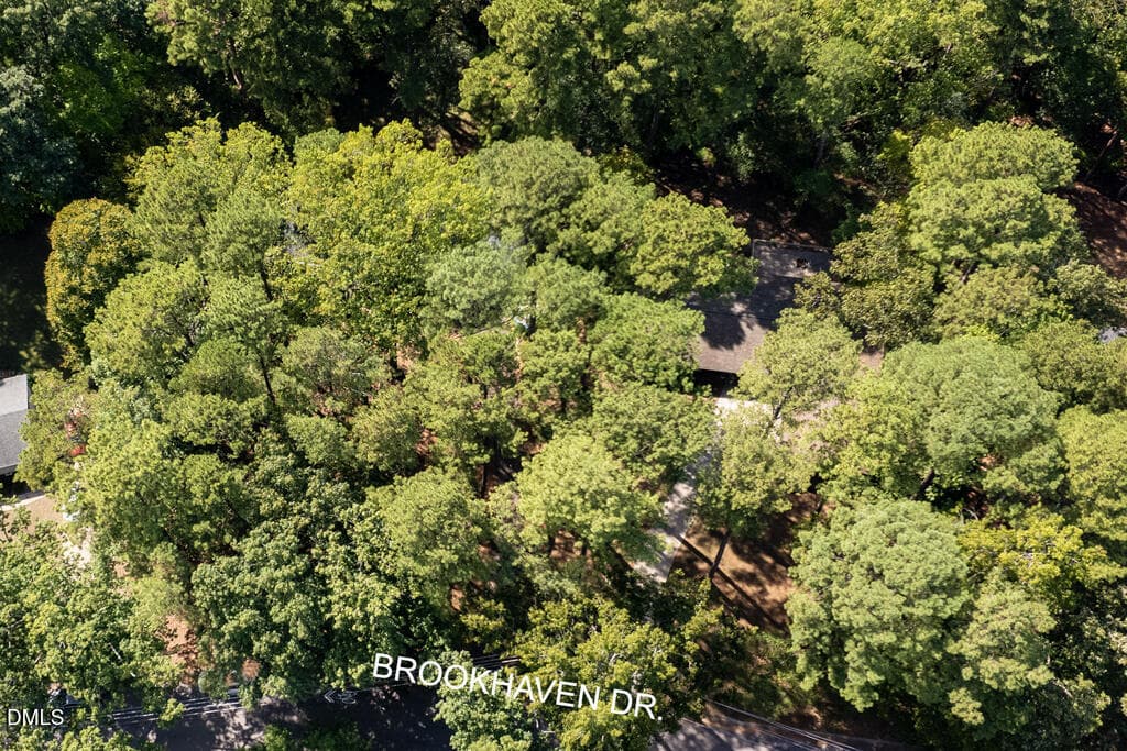 Brookhaven Overhead View - 4833 Brookhaven Drive, Raleigh, NC 27612