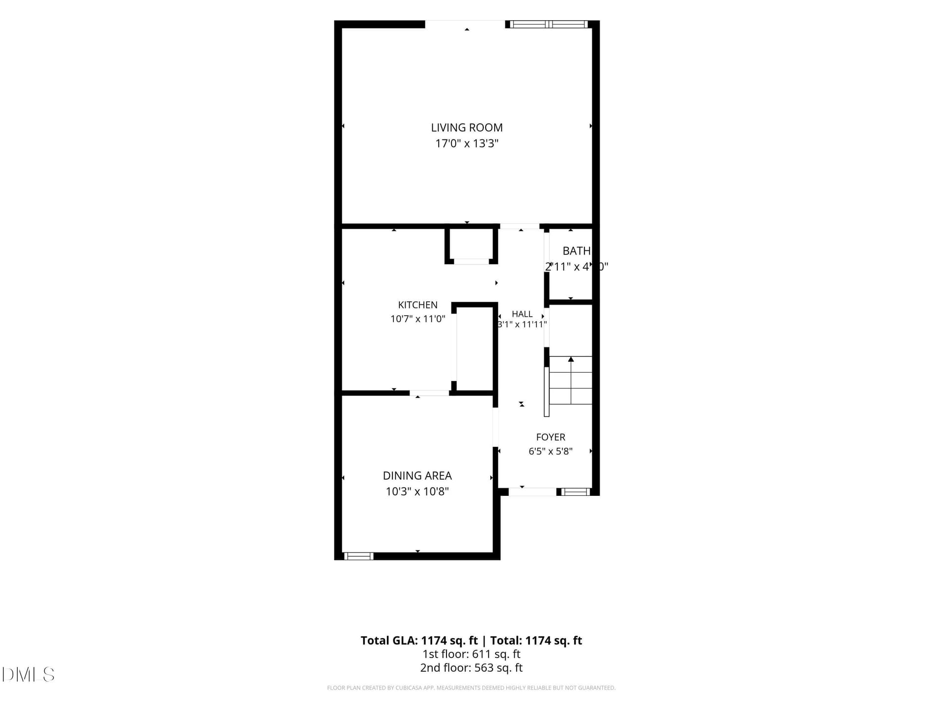 2-Floorplan_1 - 606 Oak Tree Drive 606, Chapel Hill, NC 27517