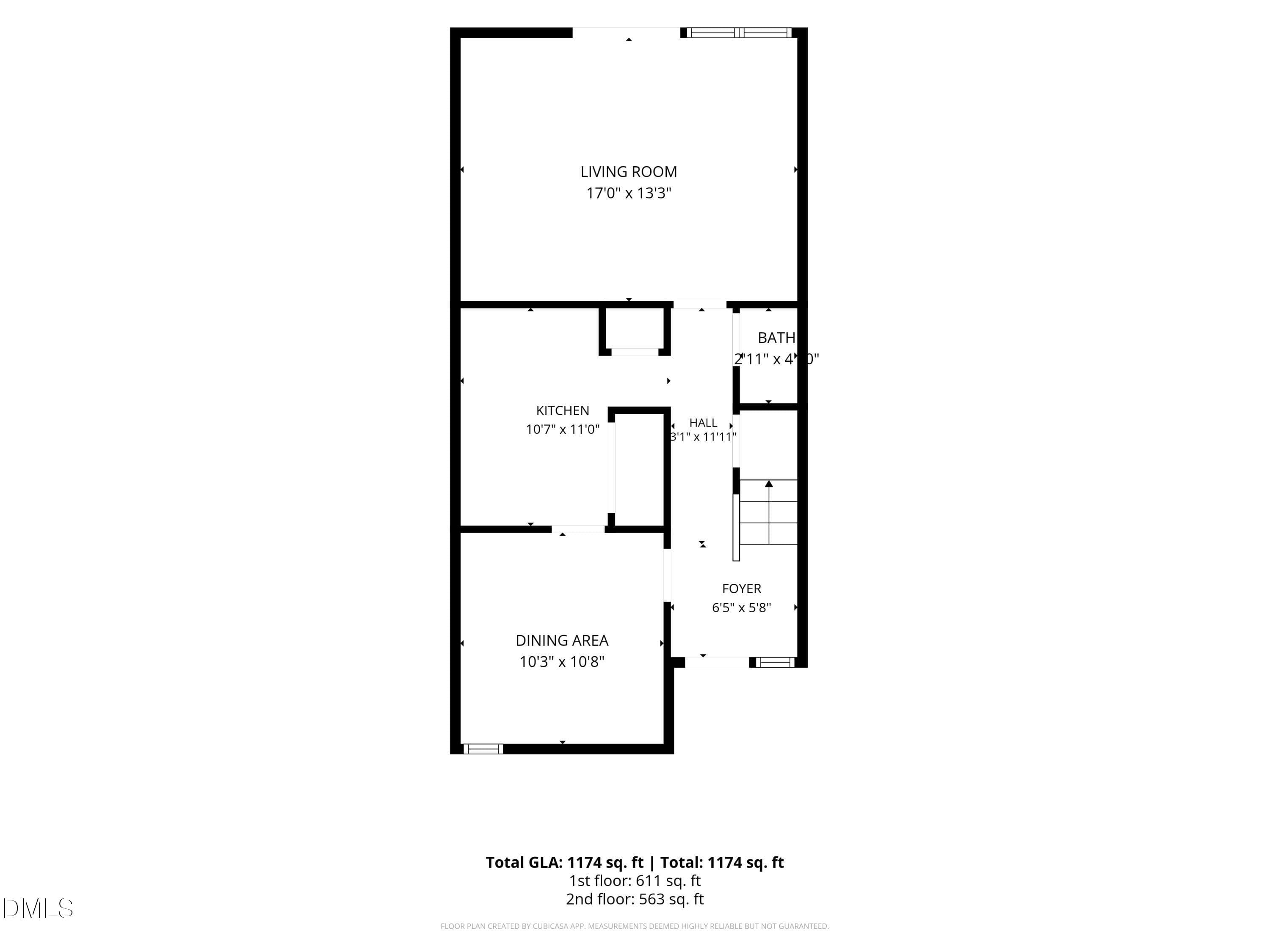 2-Floorplan_1 - 606 Oak Tree Drive 606, Chapel Hill, NC 27517, Chapel Hill