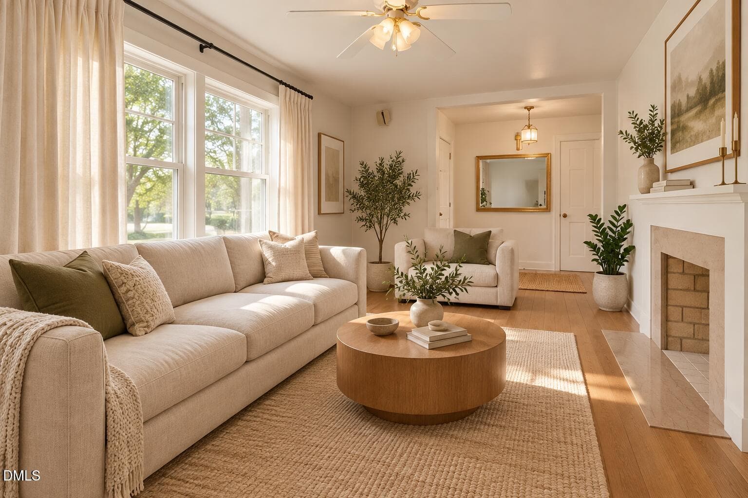 vance living room 1Warm Minimalist Livin - 1110 Vance Street E, Wilson, NC 27893, Wilson